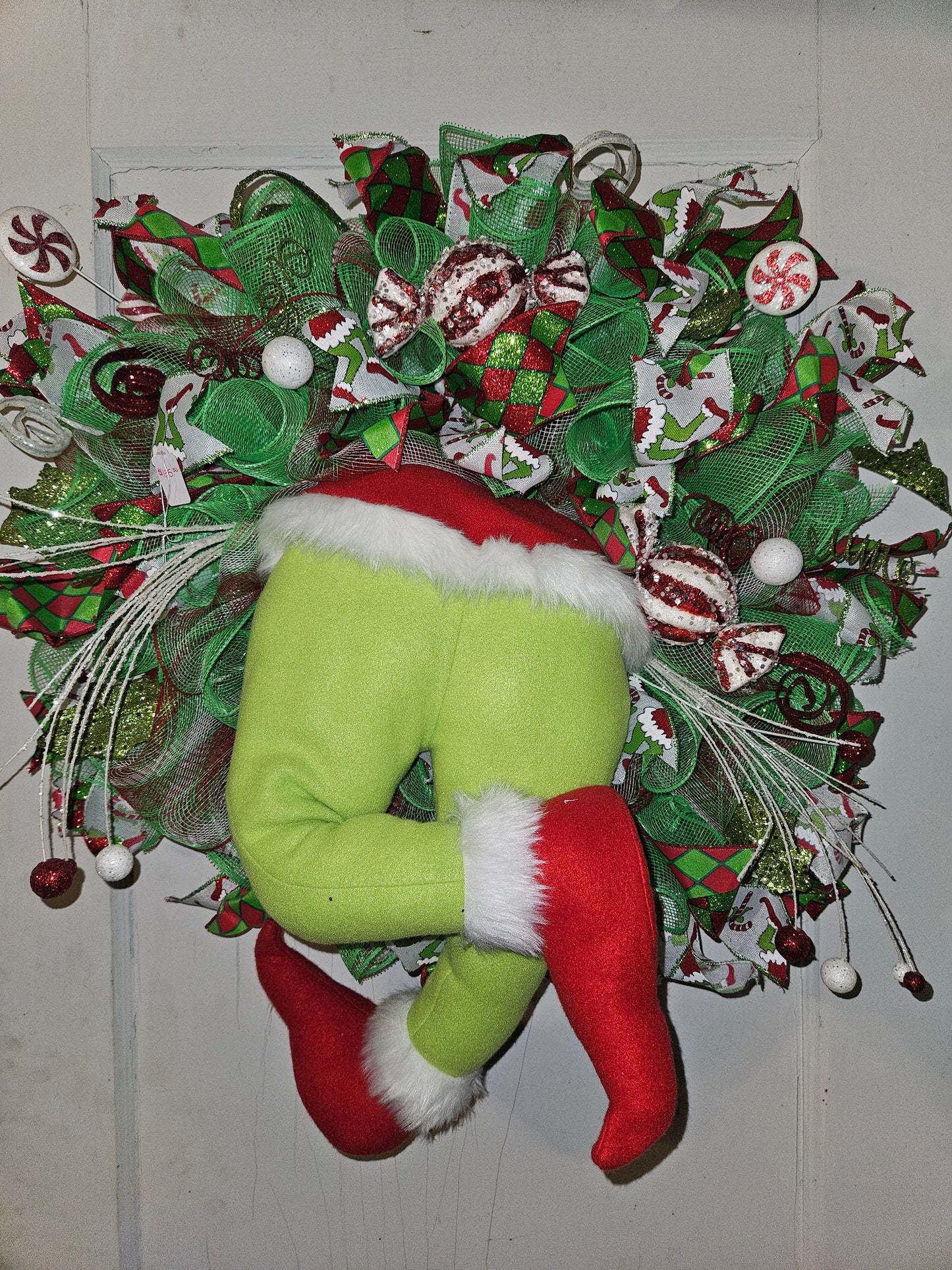 Green Monster Butt Wreath