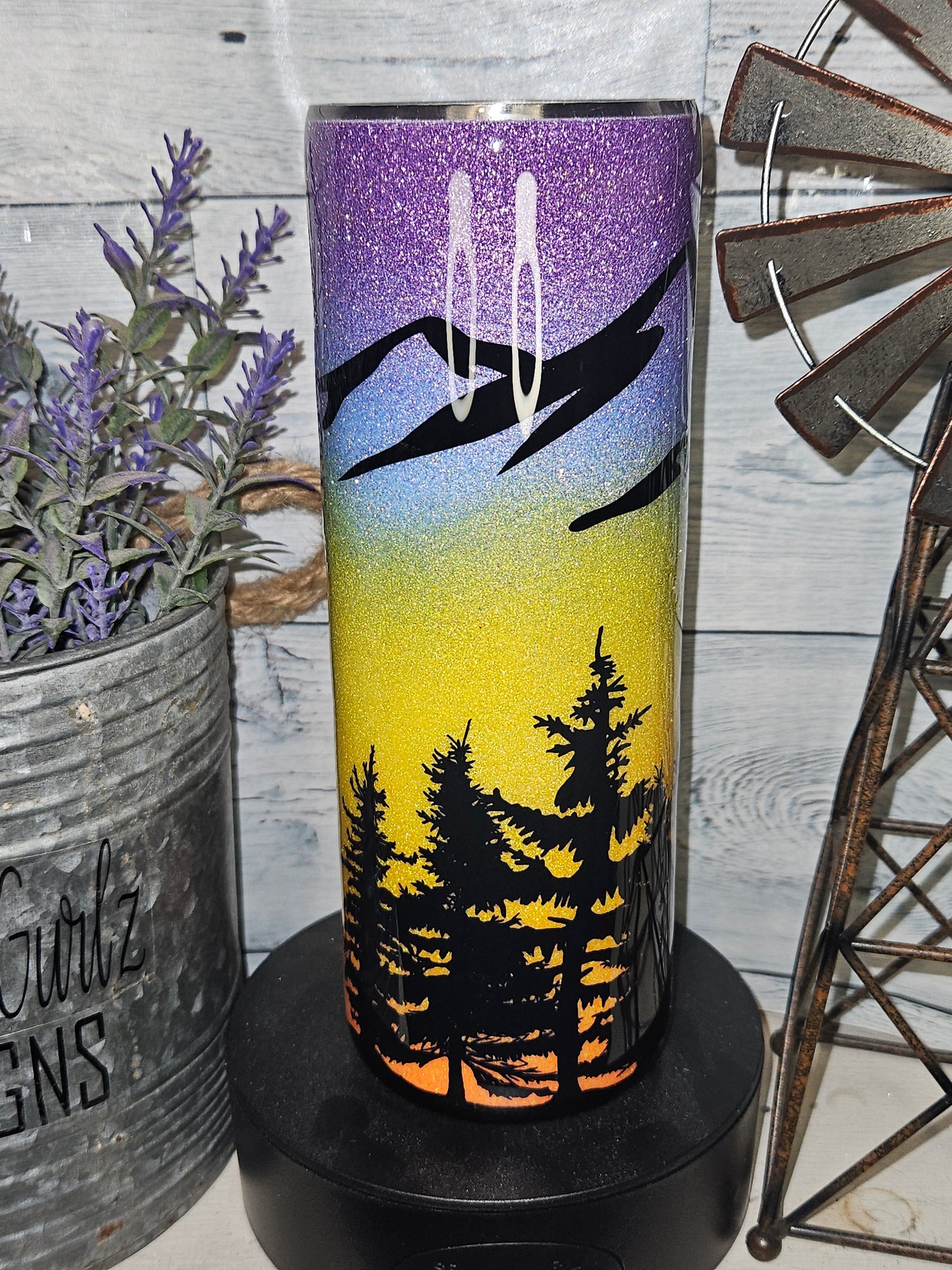 Sunrise Mountain Scene