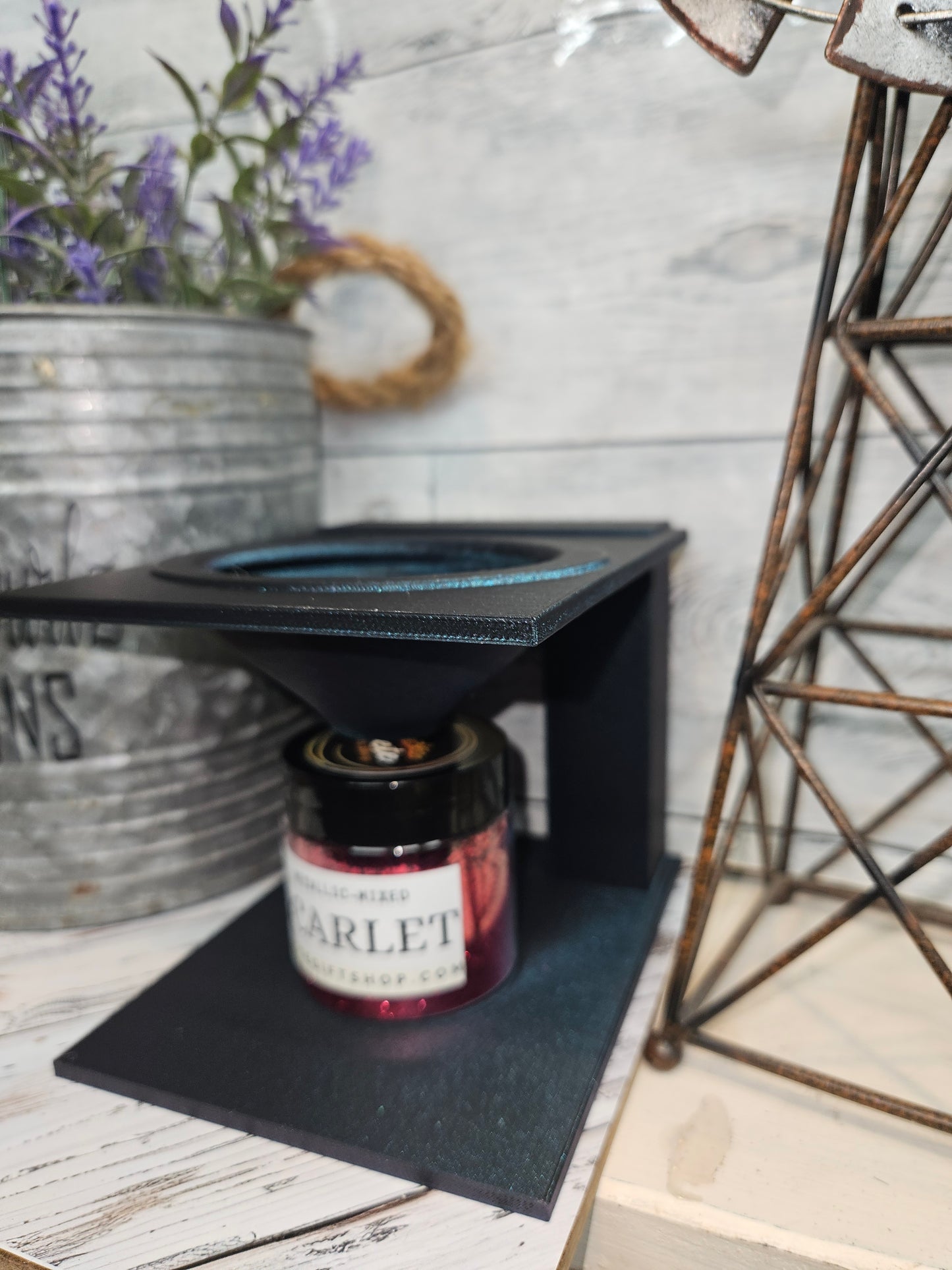3d Glitter Stand With Funnel 1oz jar