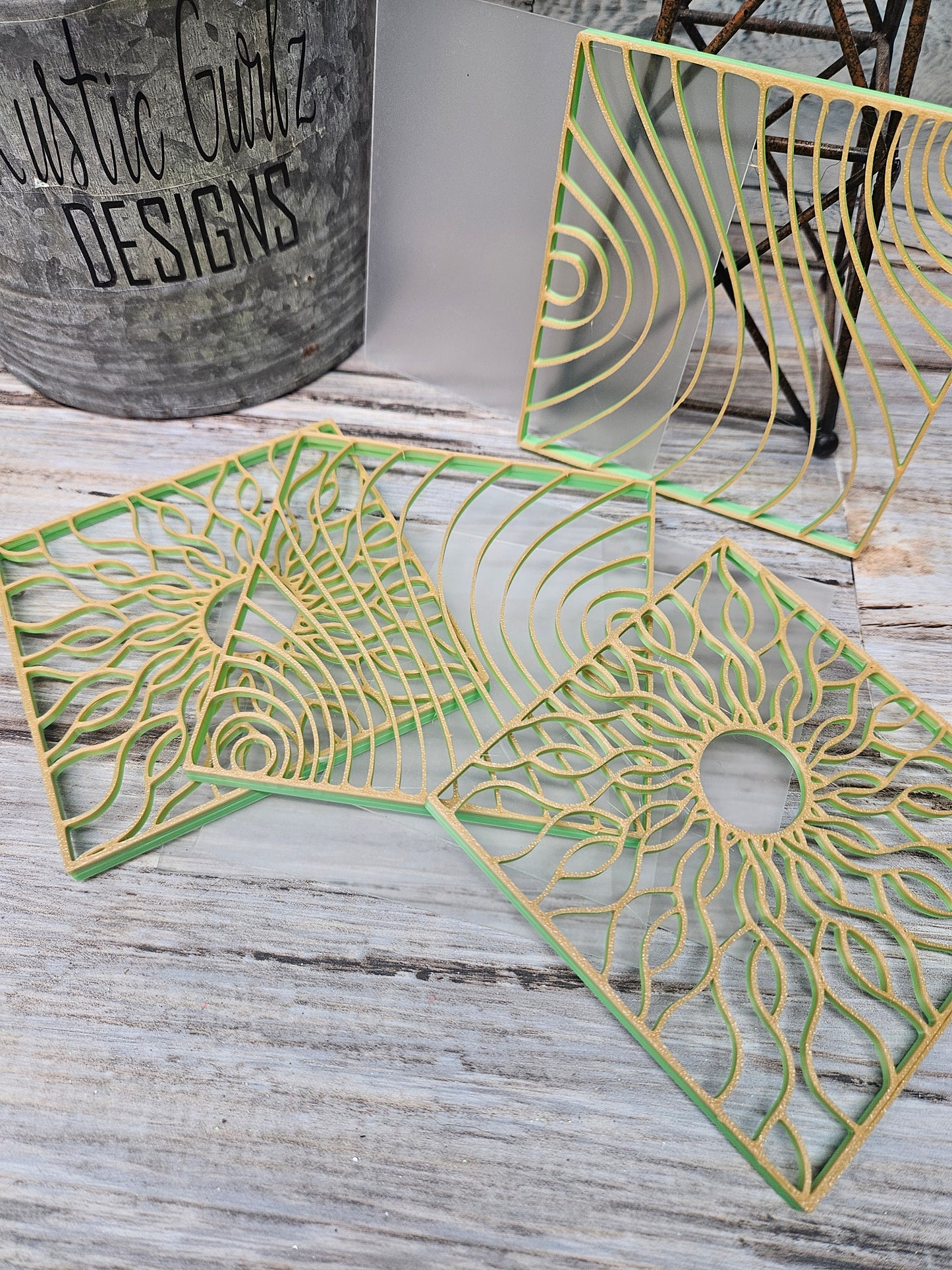 Sun and Windy Coaster Molds
