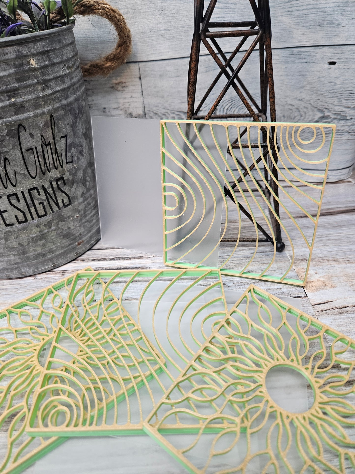 Sun and Windy Coaster Molds