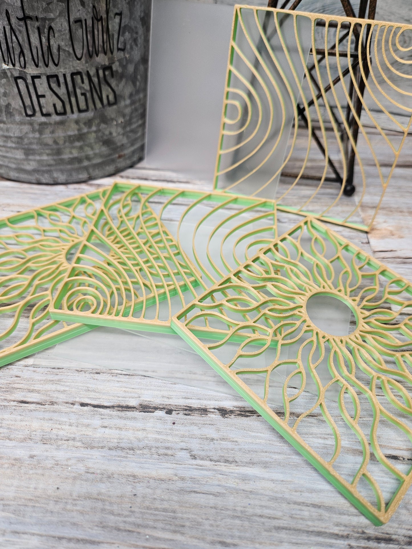 Sun and Windy Coaster Molds