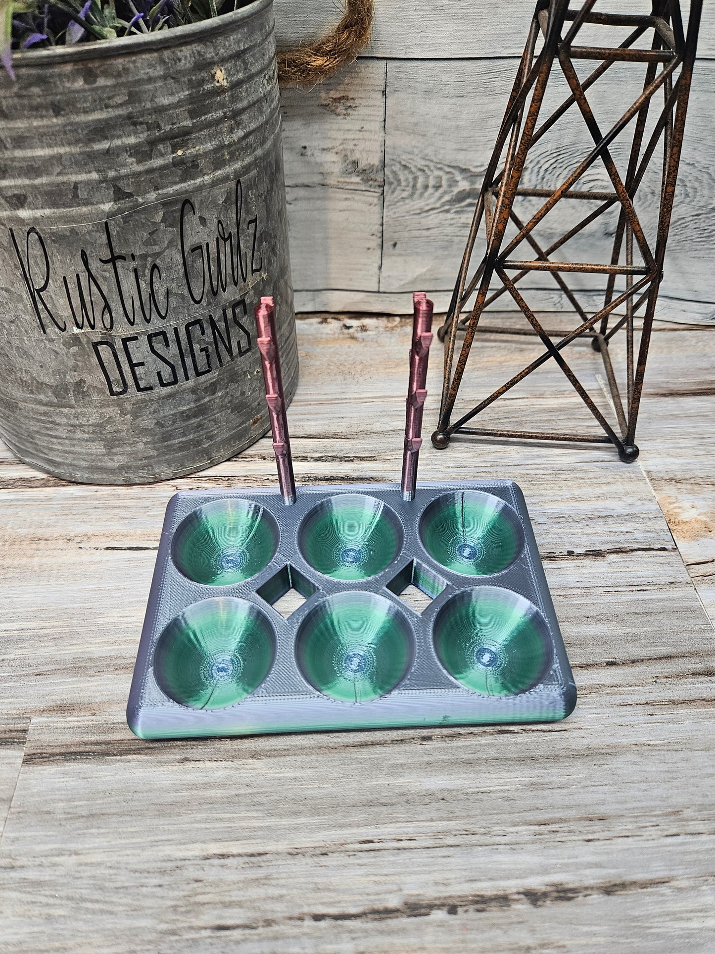 Paint Tray and Paint Brush Holder