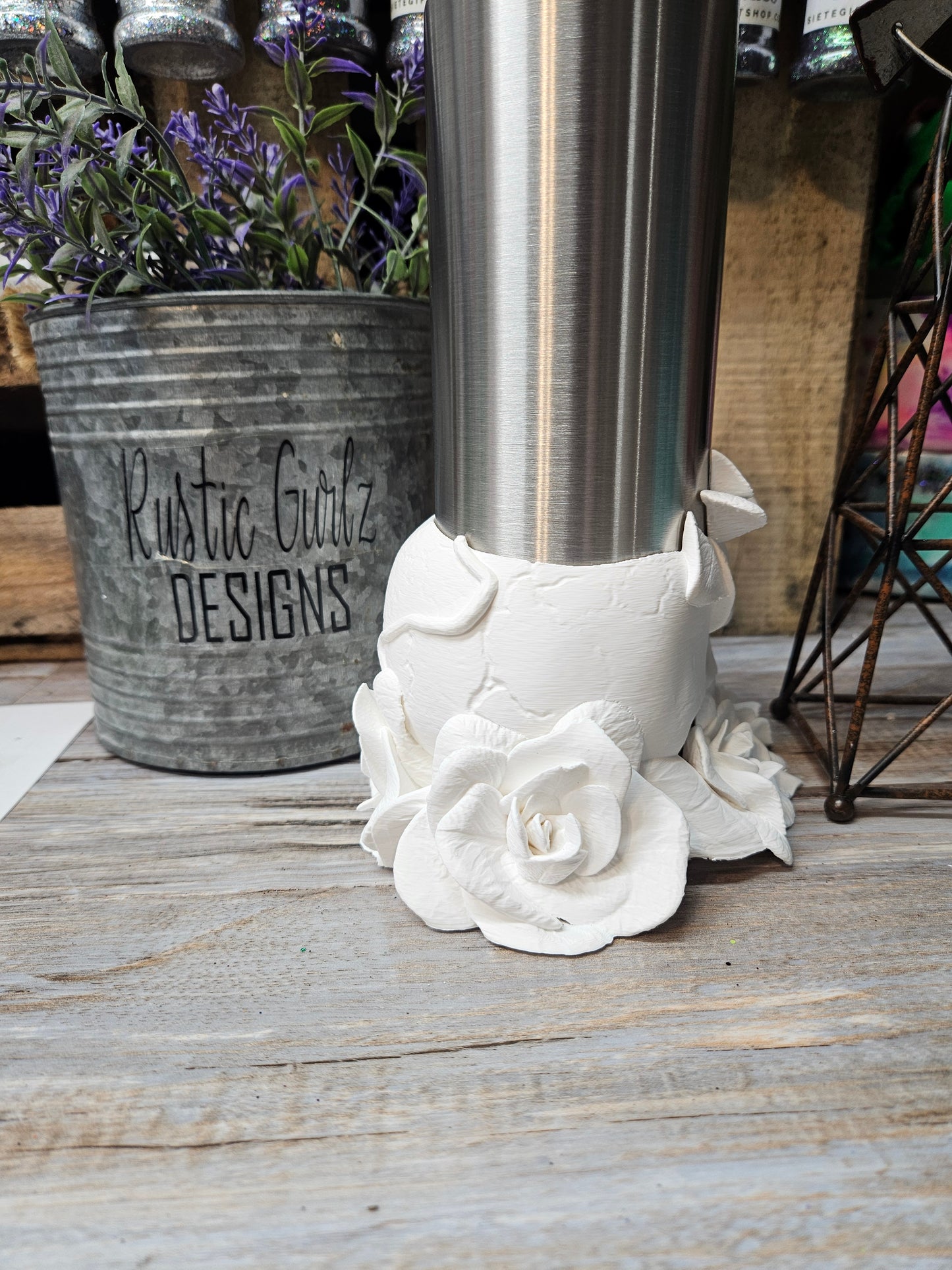 Skull and Roses Embellishment