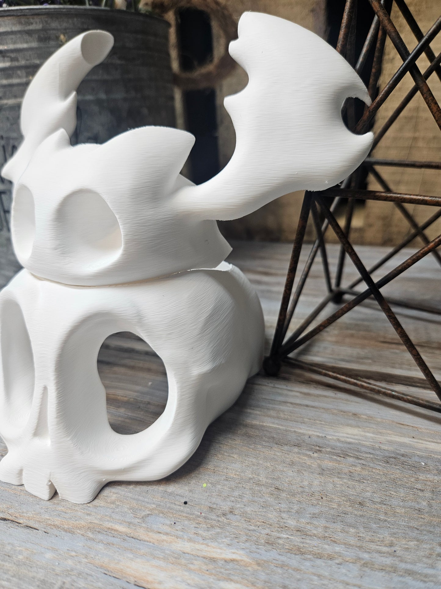 Cute Skull with Bat