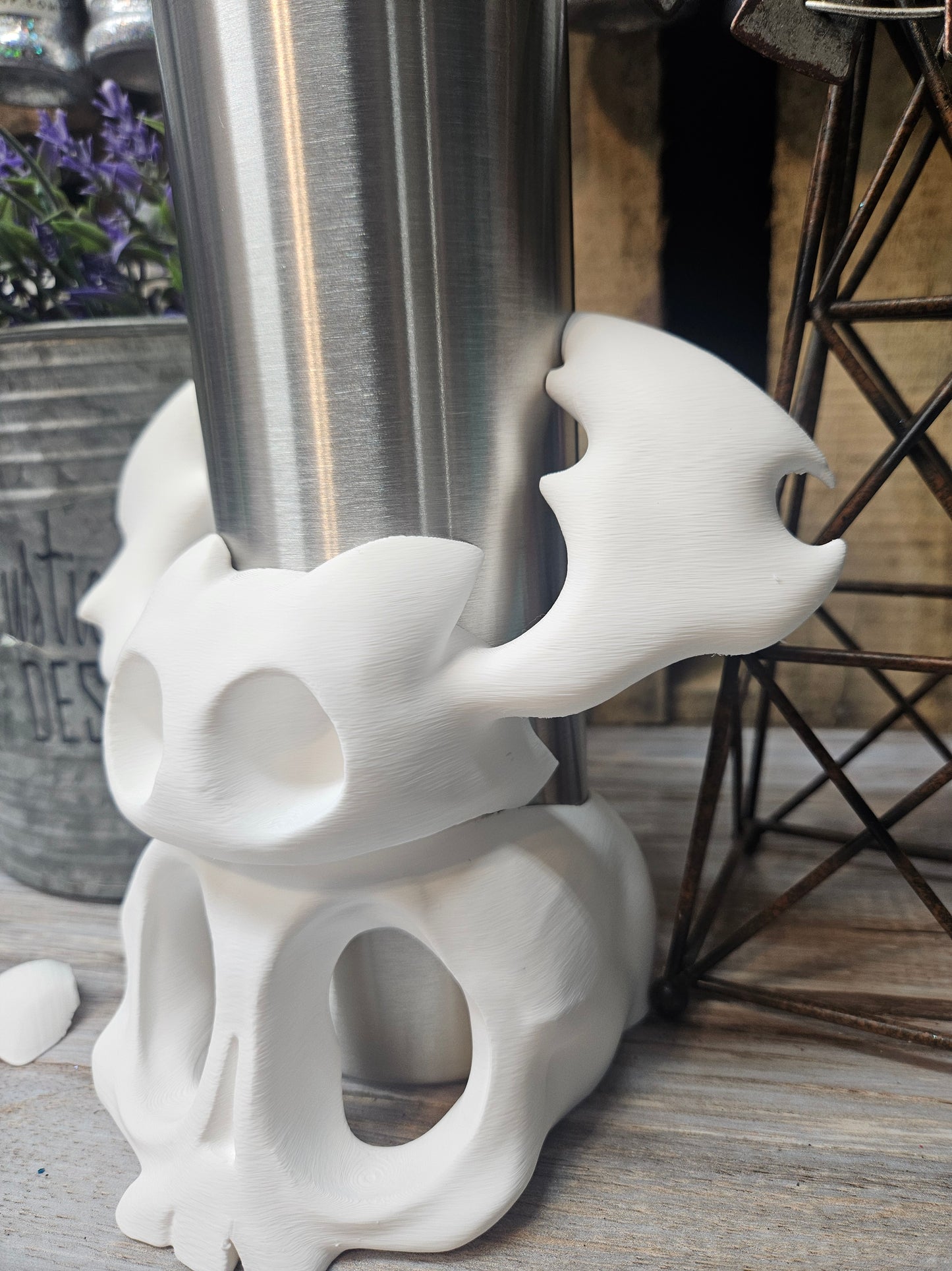 Cute Skull with Bat
