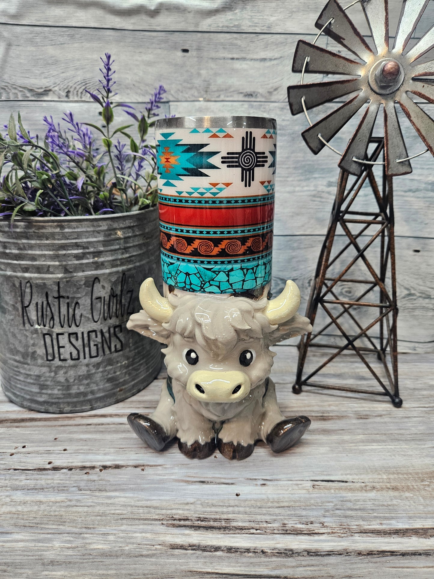 3D Highland Cow
