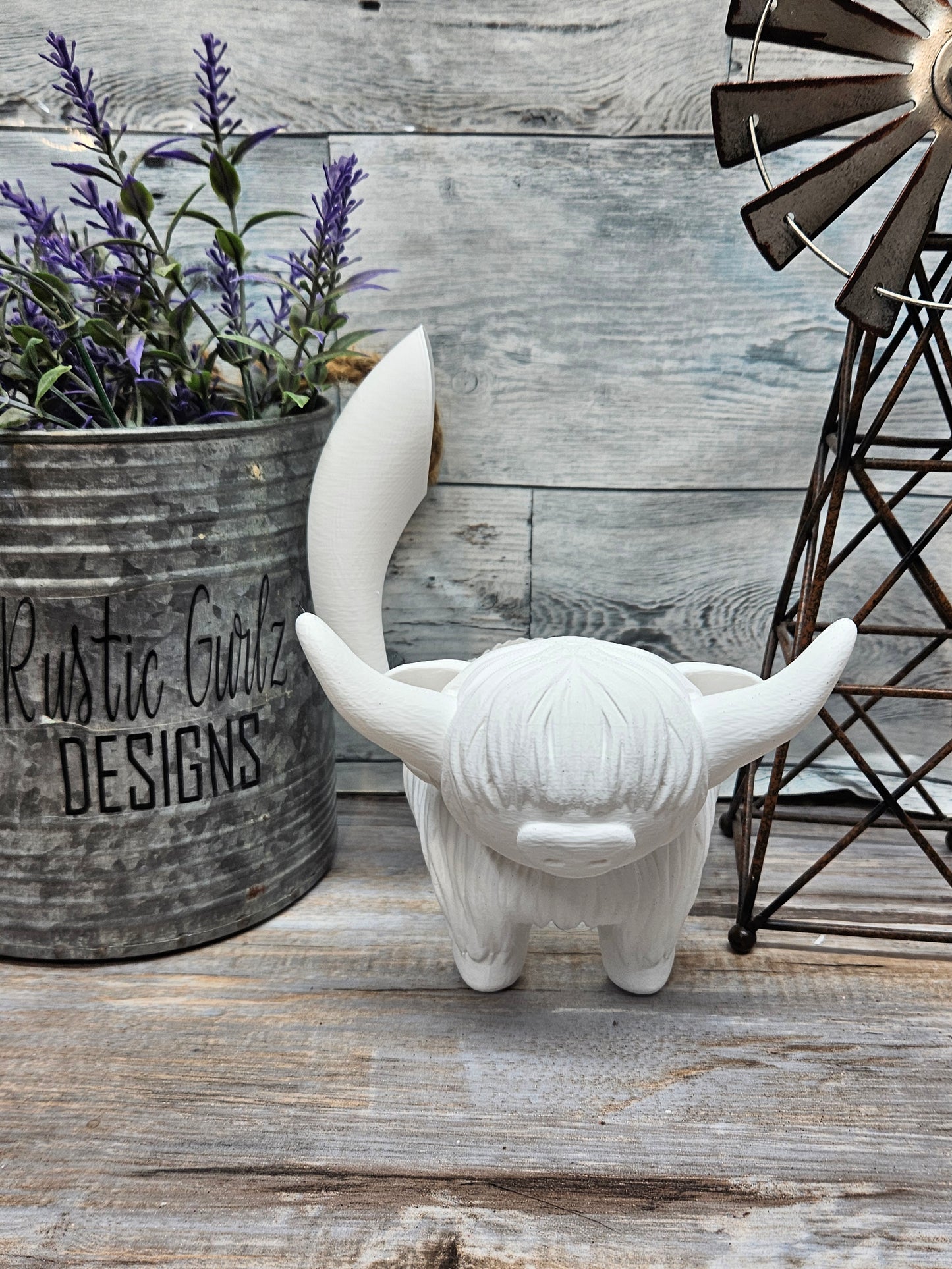Highland Cow With Handle Sleeve