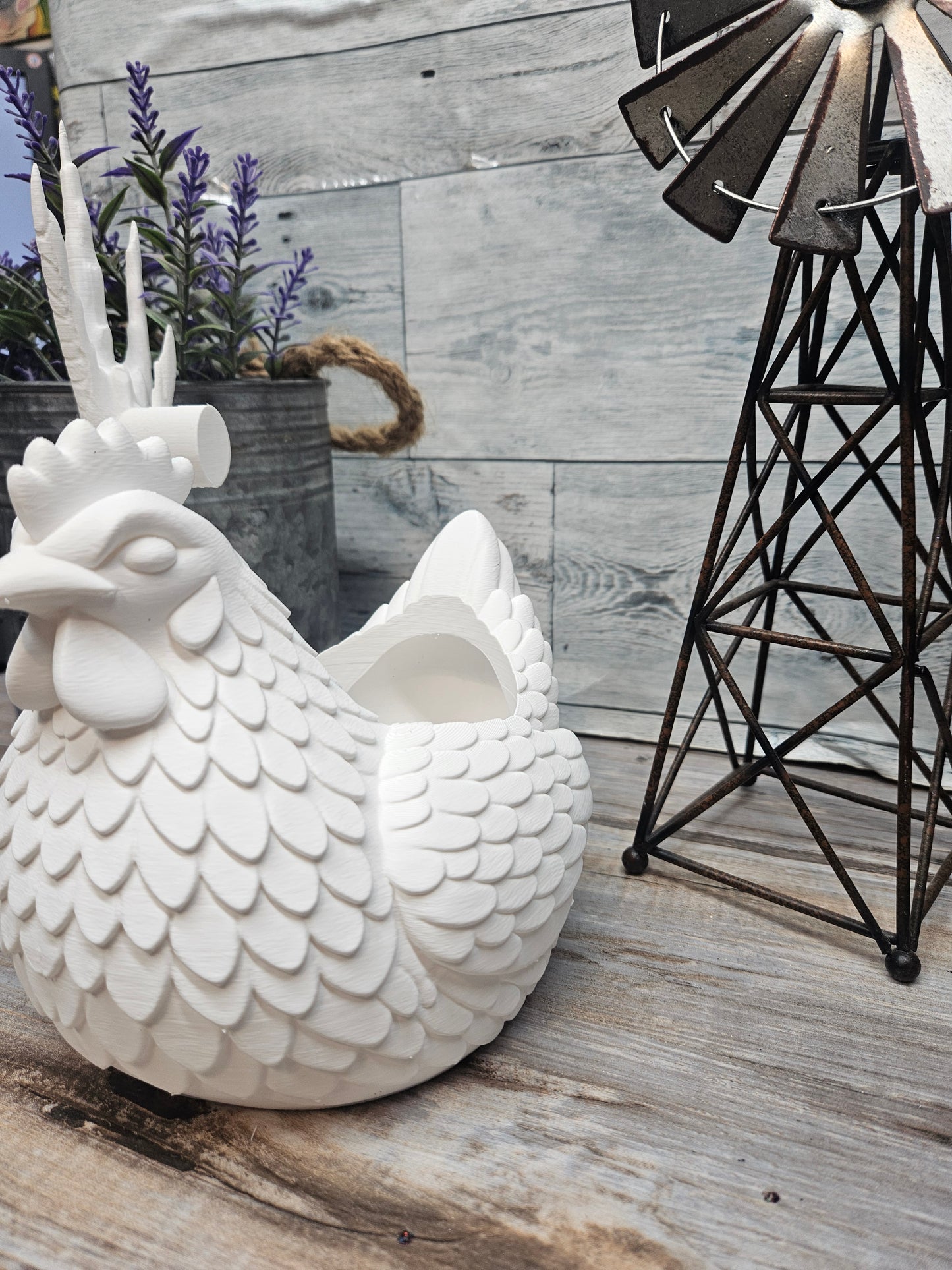 Chicken with Claw Foot Sleeve