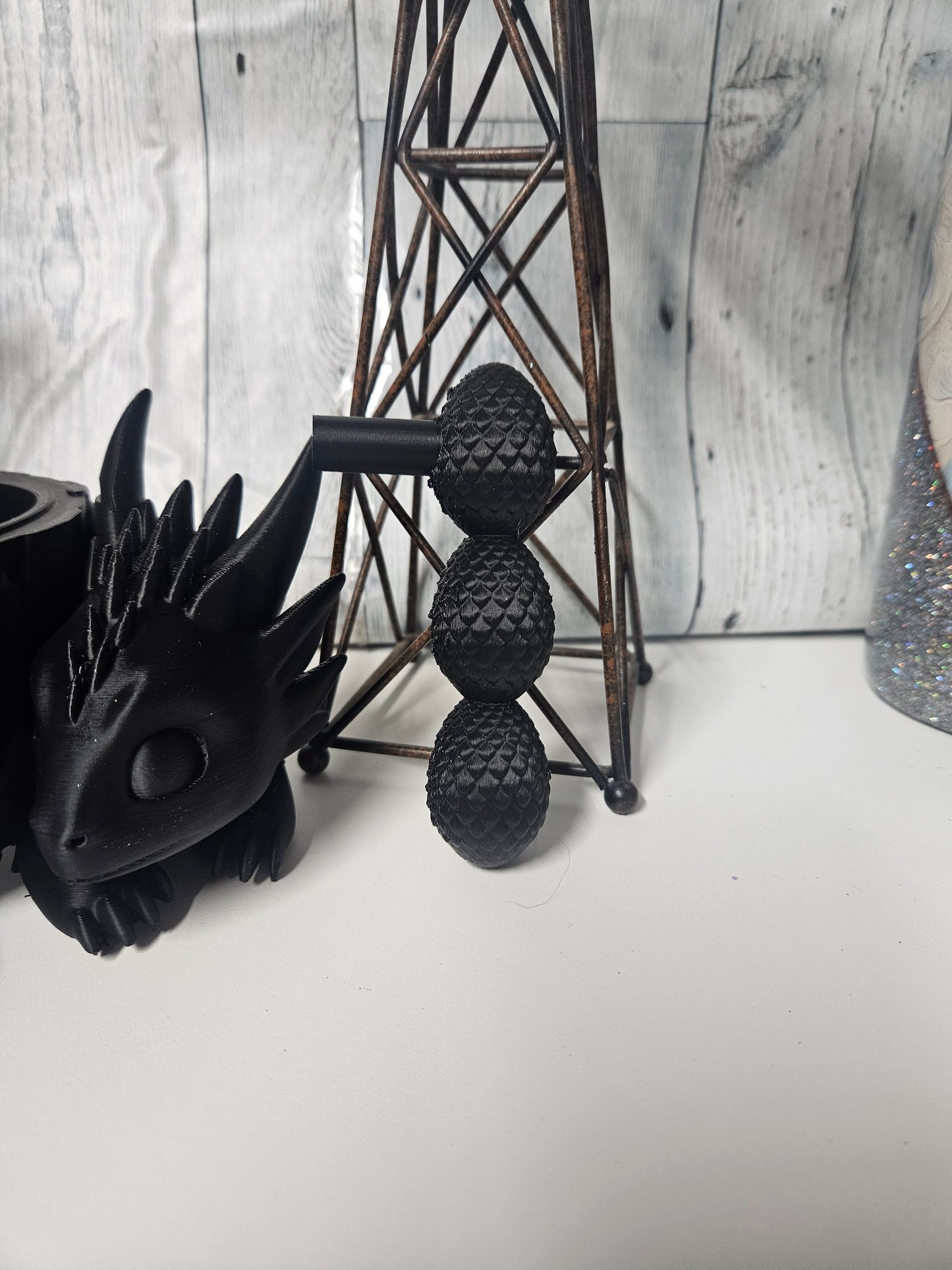 Dragon with Egg Sleeve With Egg Handle
