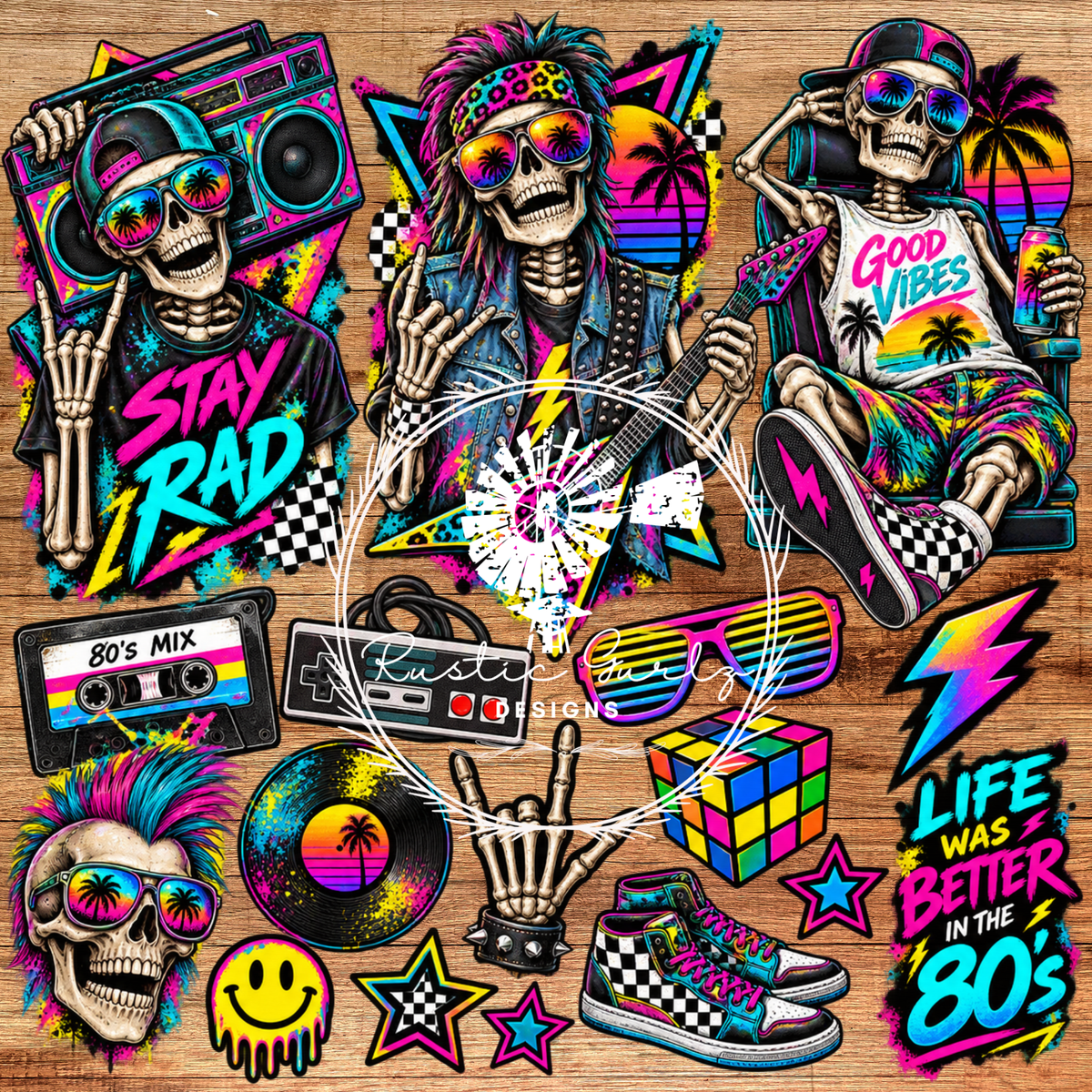 80s Male Skeletons