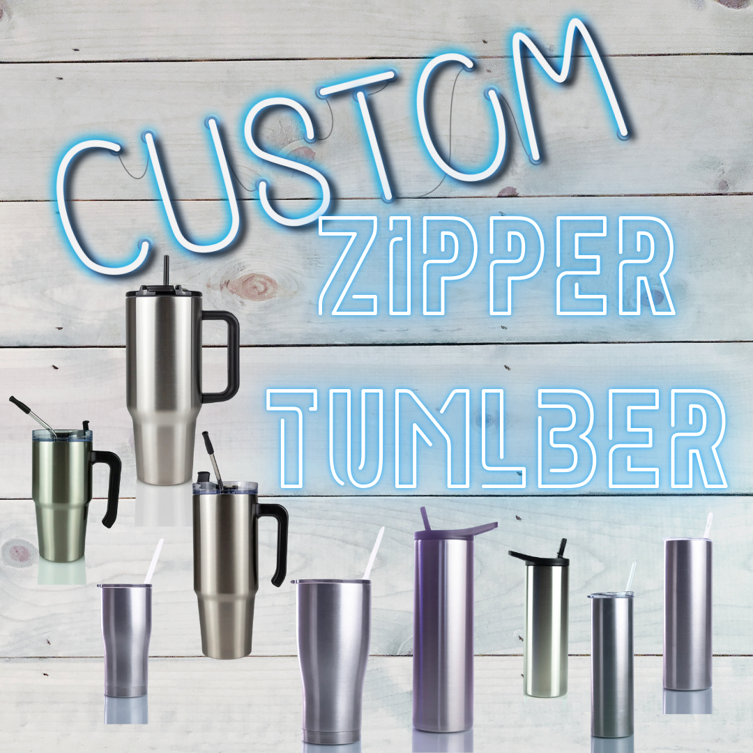 Custom Zipper Tumbler