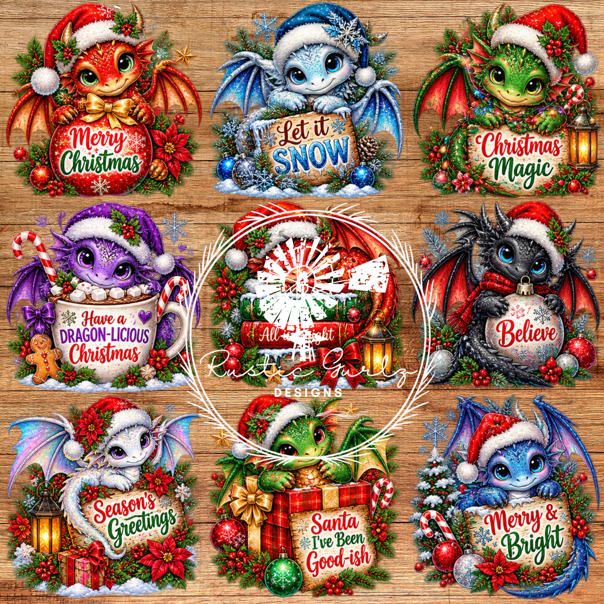 Dragon Ornament Sheet