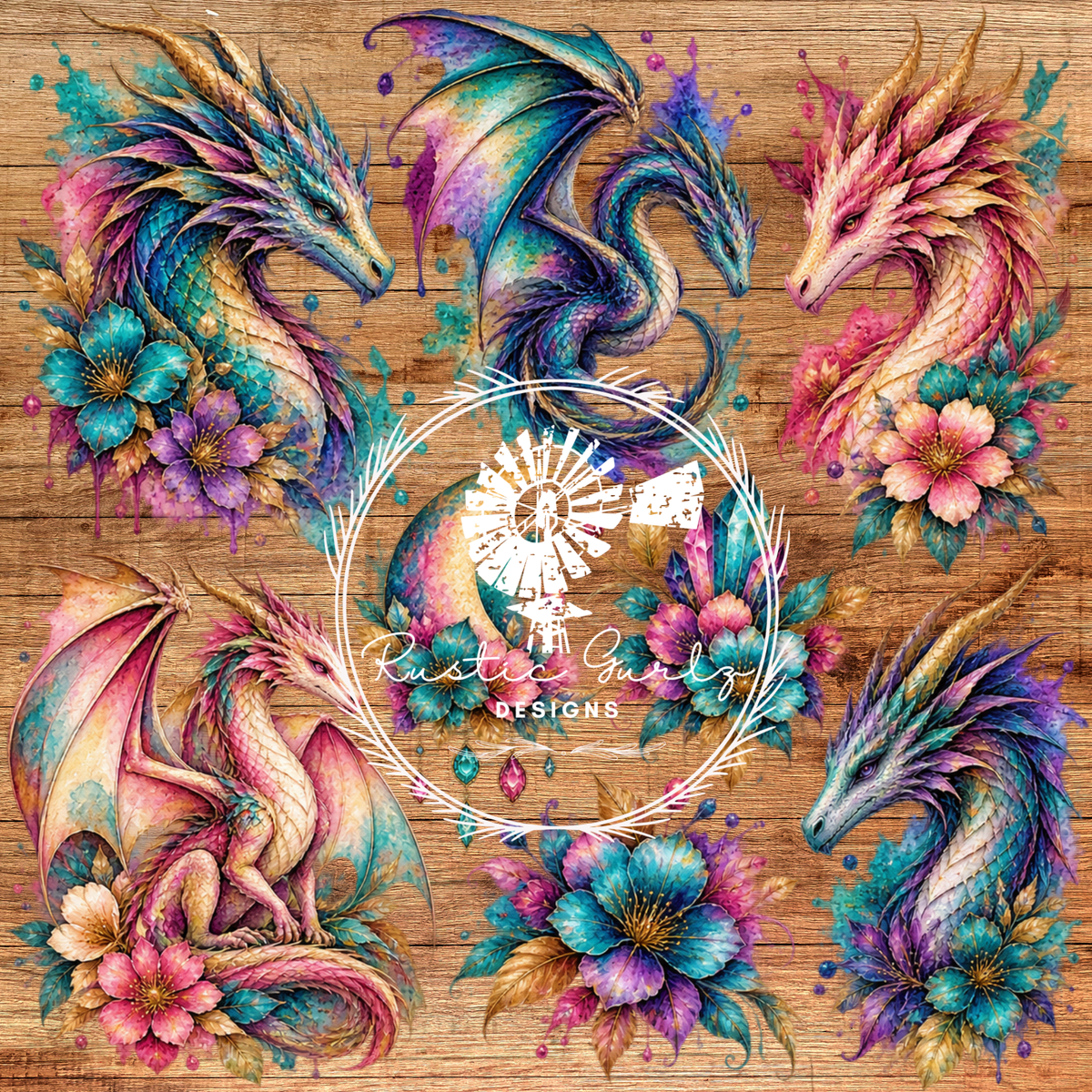 Dragon Watercolor 2