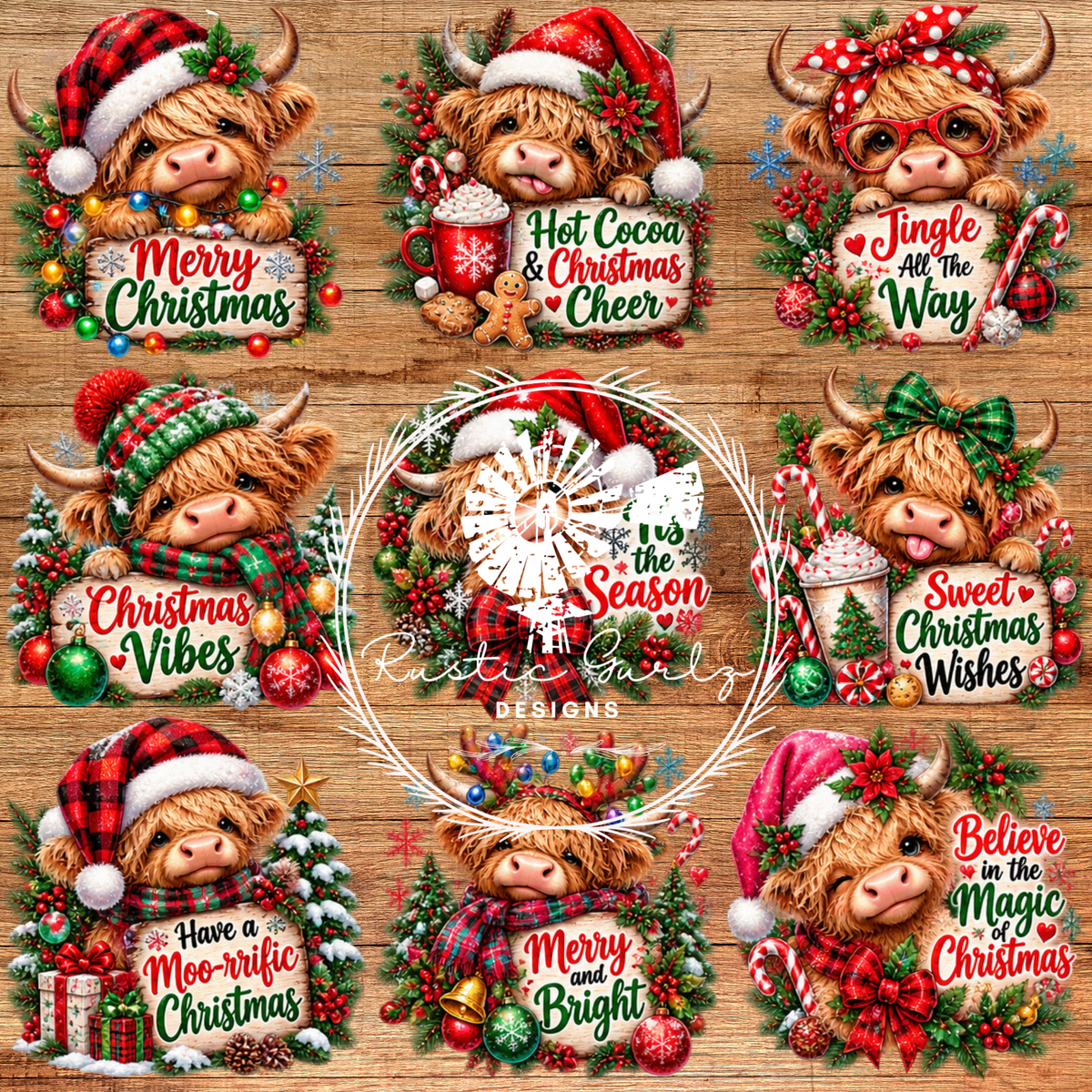 Highland Ornament Sheet
