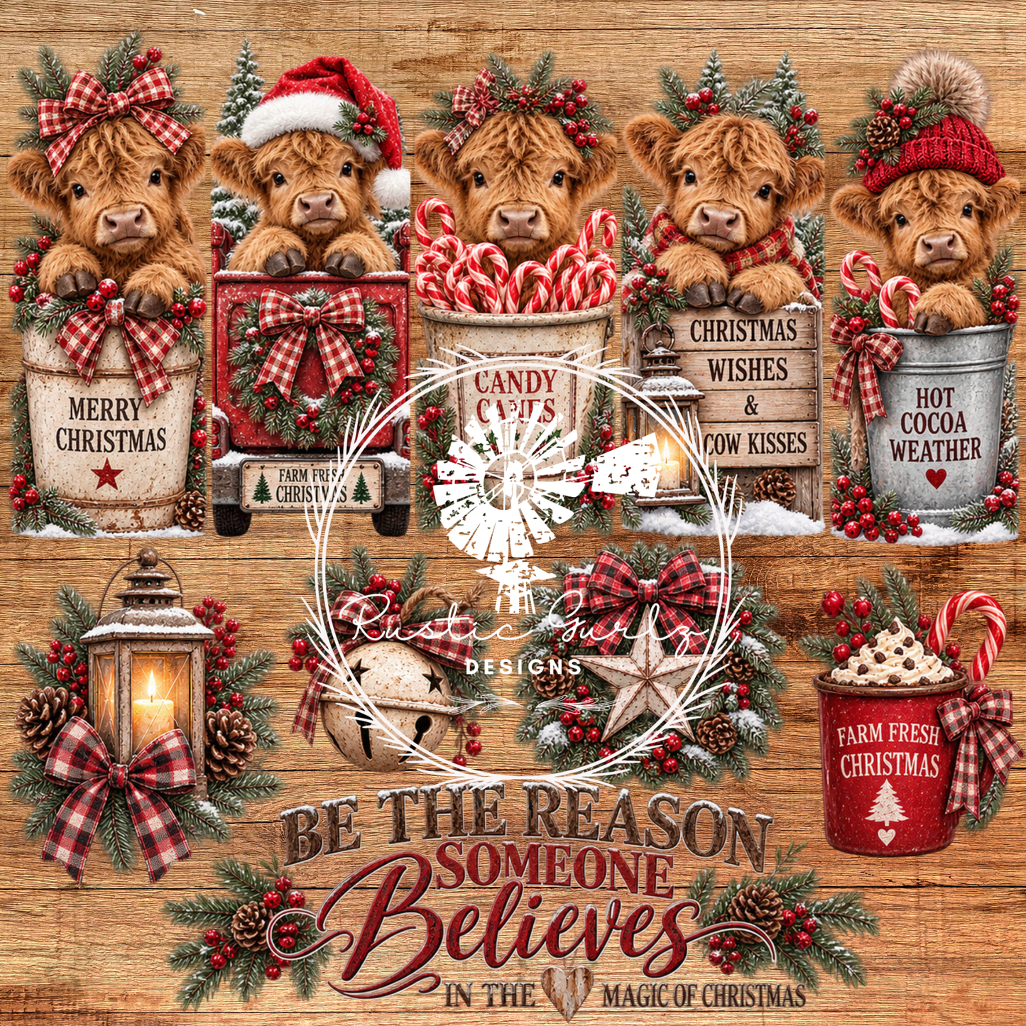 Highland Cow Christmas