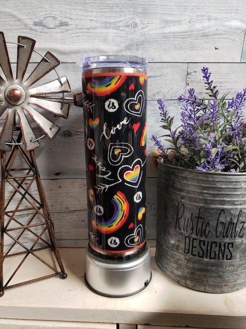 20oz Pride Skinny Strawbler