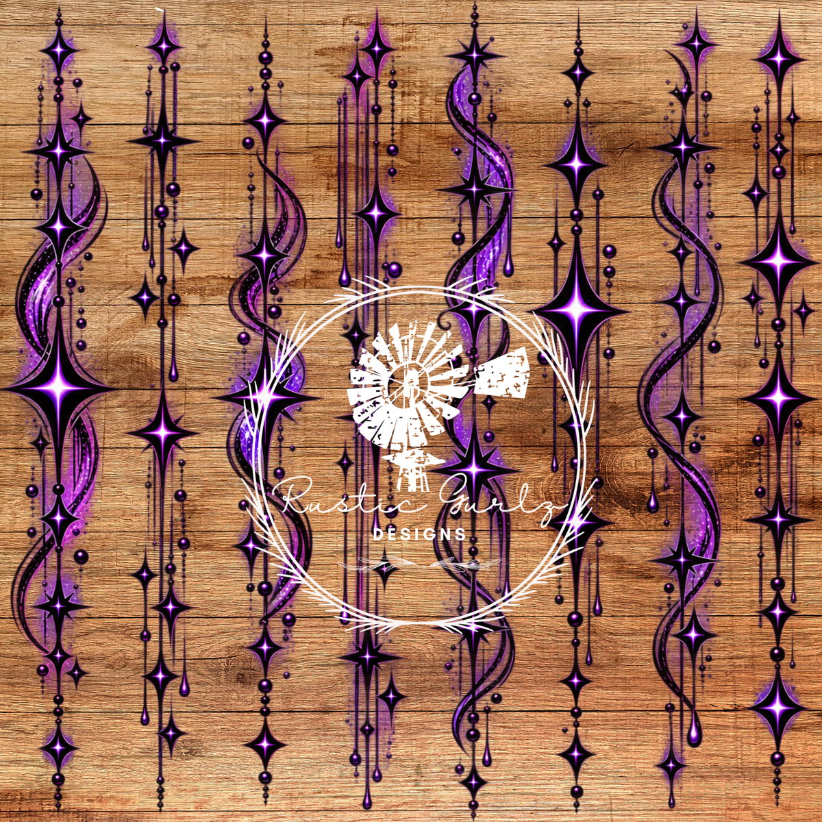Purple Ornament Strips