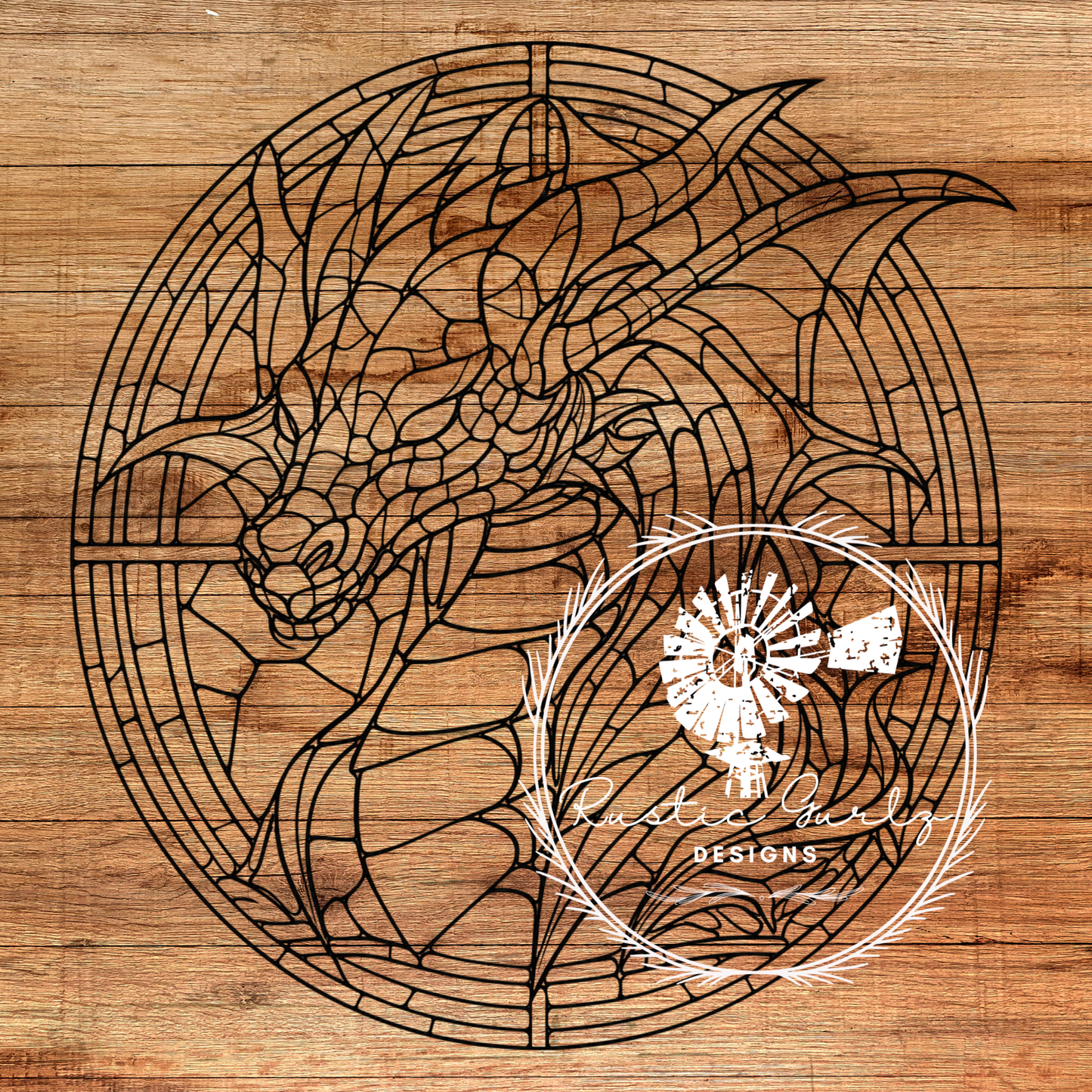 Stained Glass Dragon