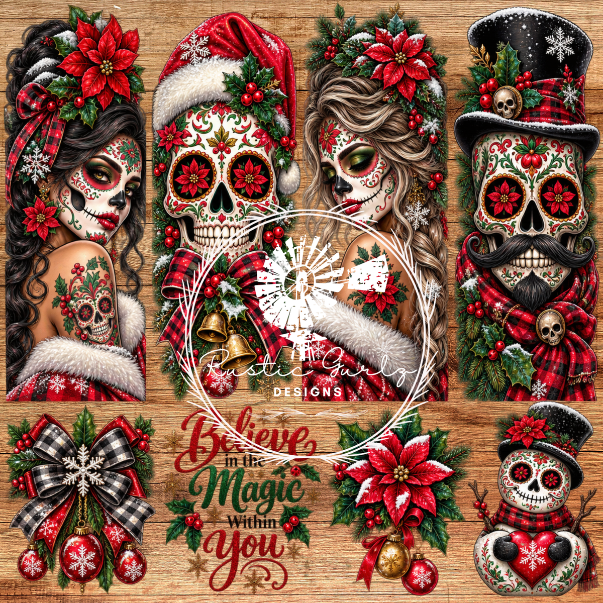 Believe in the Magic Within you (Sugar Skull XMas)