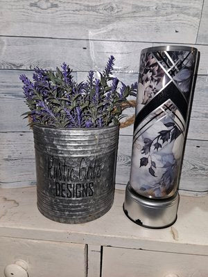 Black V-Split Tumbler