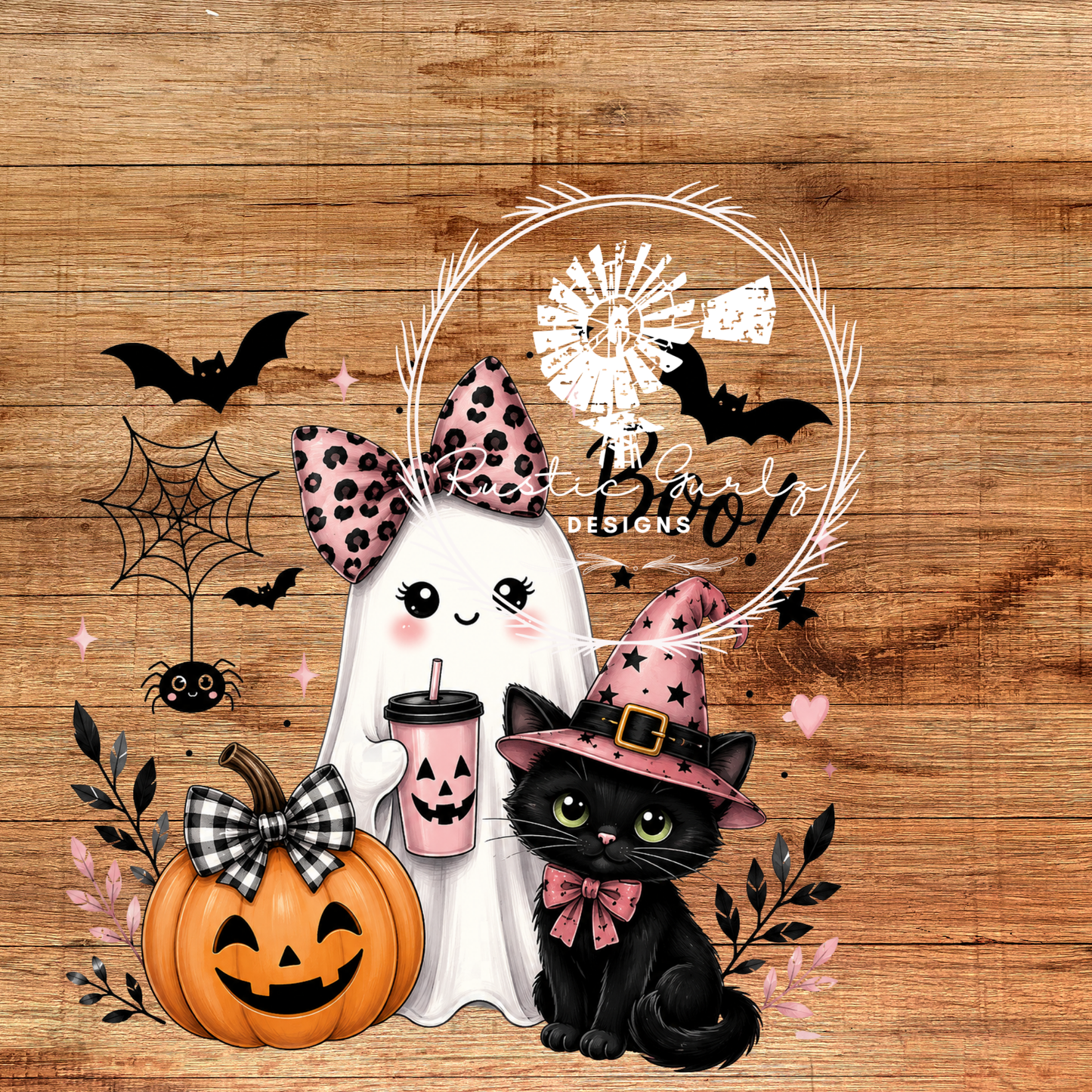 Boo Pink Decal