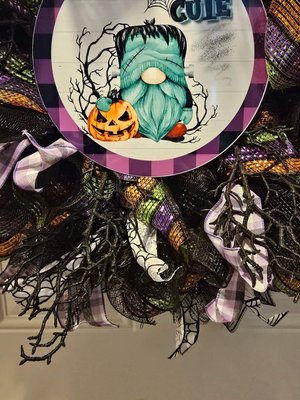 Too Franken Cute Wreath