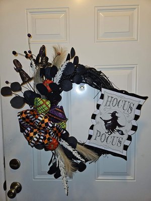 Hocus Pocus Grapevine Wreath
