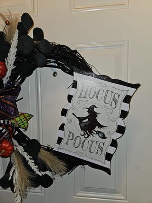 Hocus Pocus Grapevine Wreath