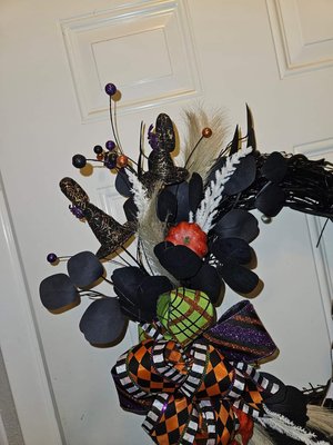 Hocus Pocus Grapevine Wreath