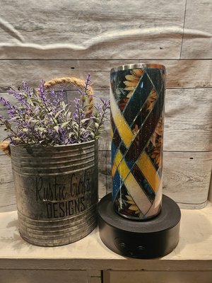 Ombre Sunflower Template