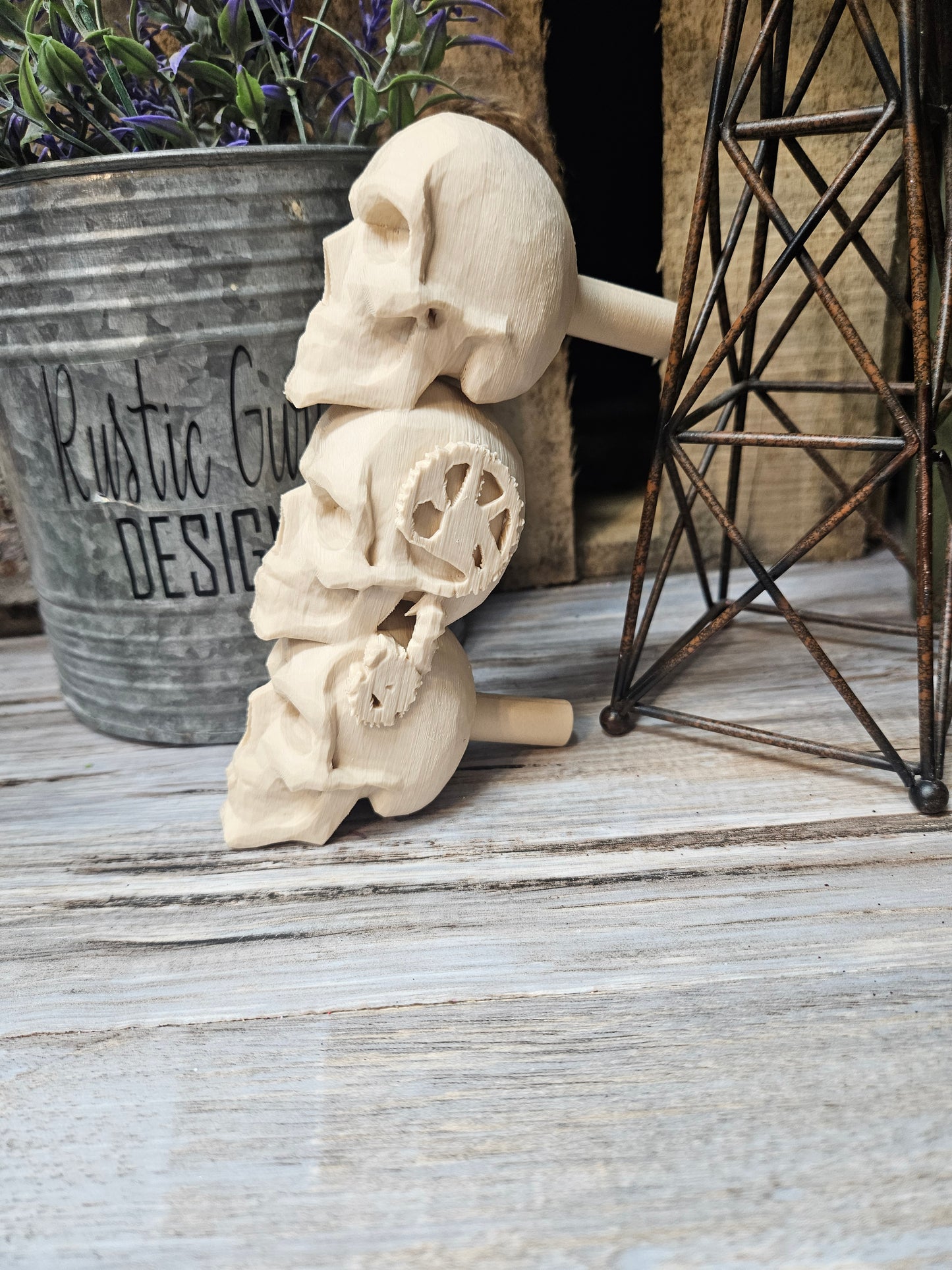 Steampunk Skull Handle
