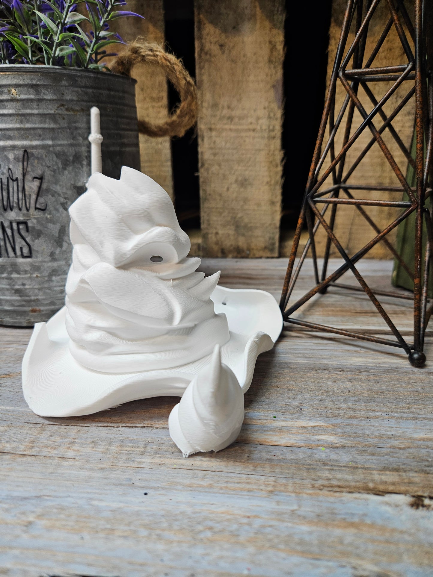 Sorting Hat with Elder Wand Embellishment
