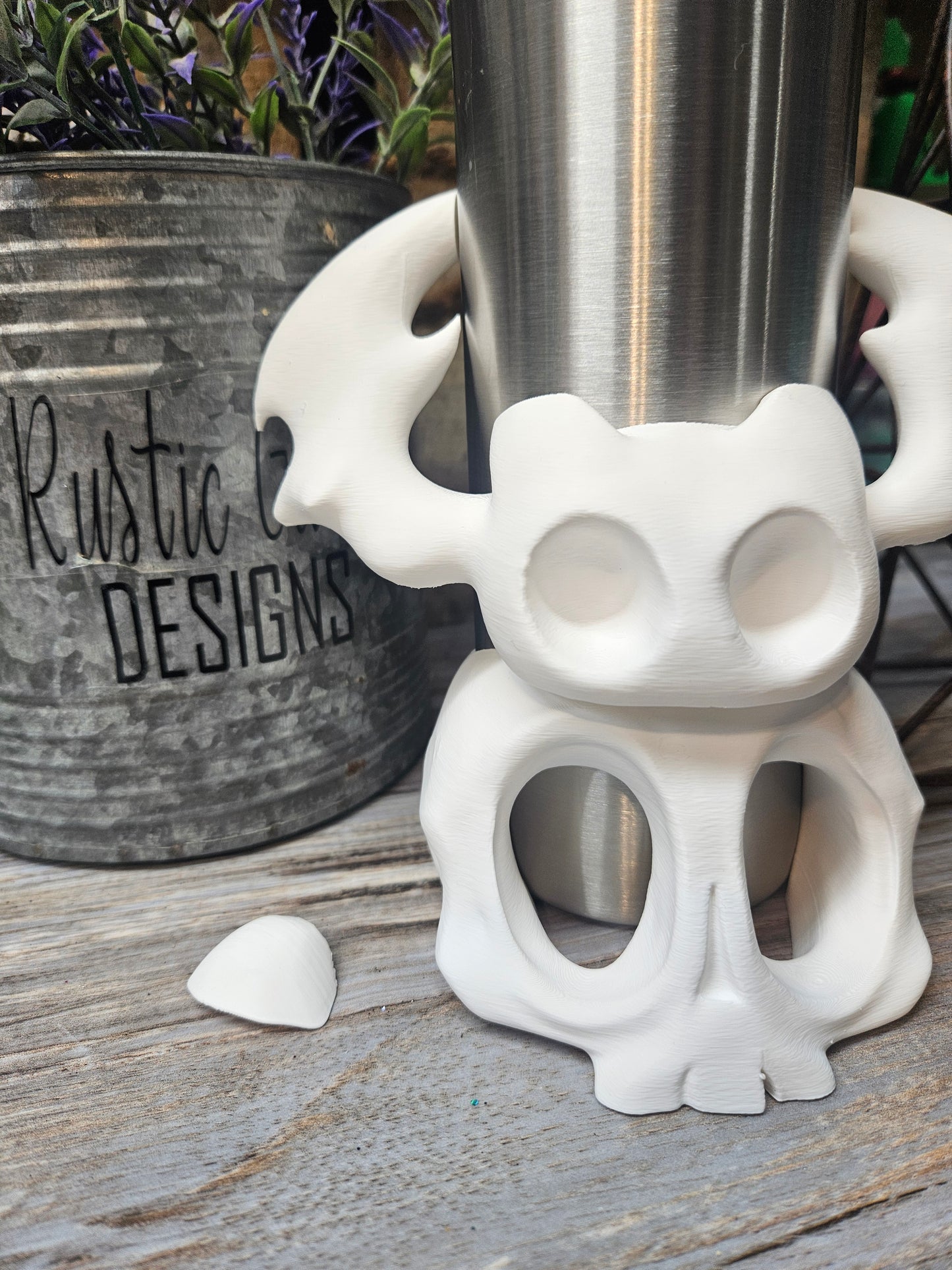 Cute Skull with Bat