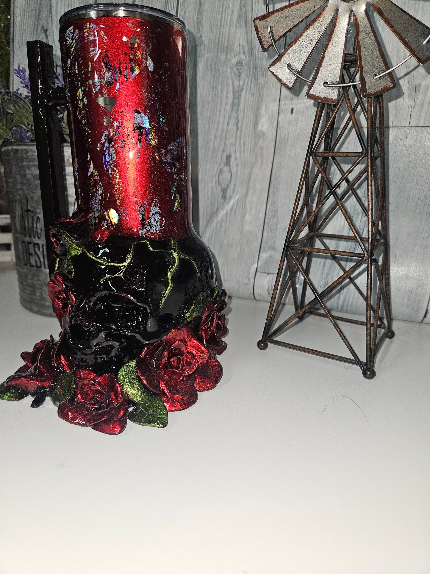 Death and Beauty Tumbler