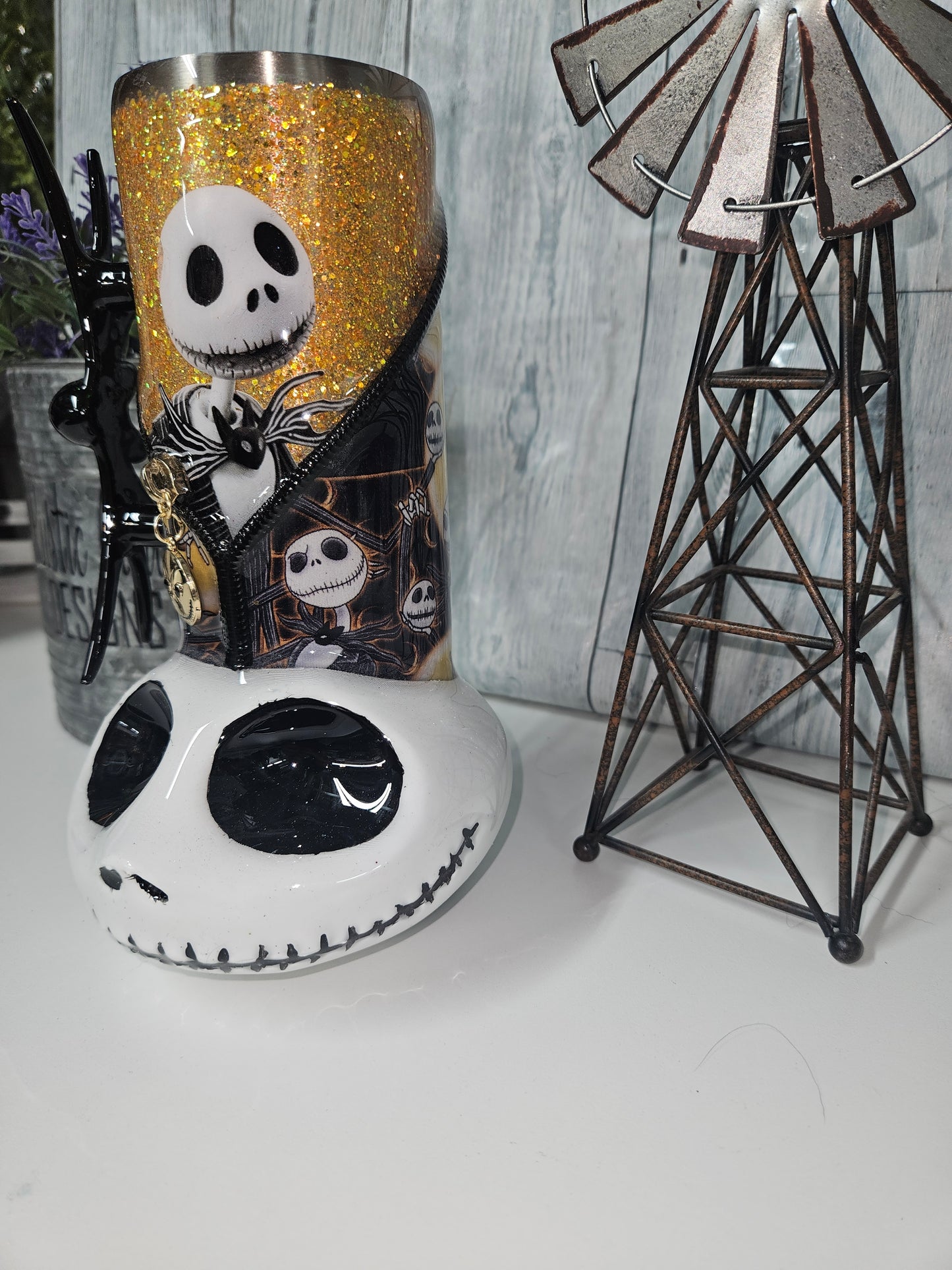 Skellington 3D Tumbler