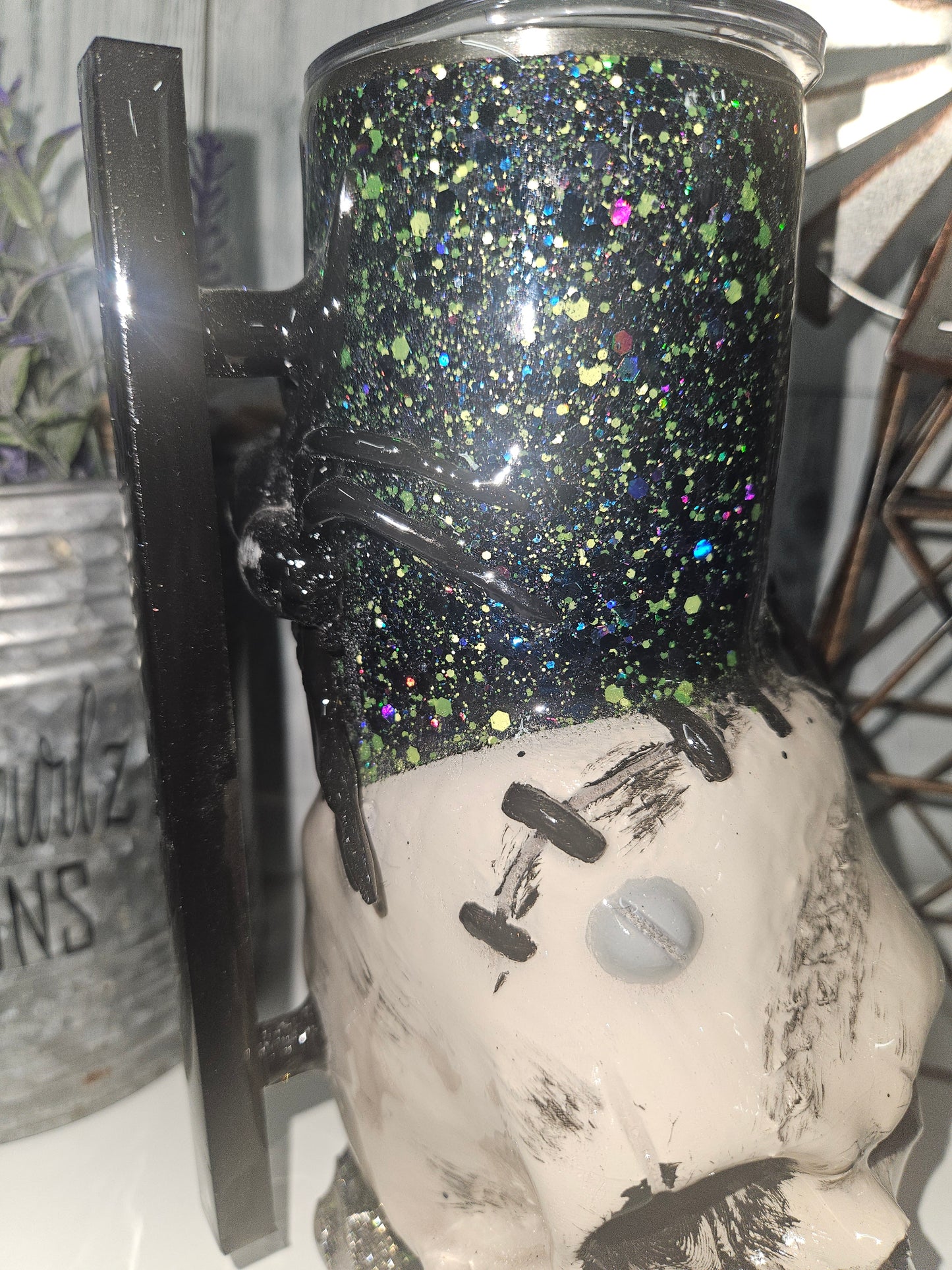 20oz 3D Frankenstein with Spiders