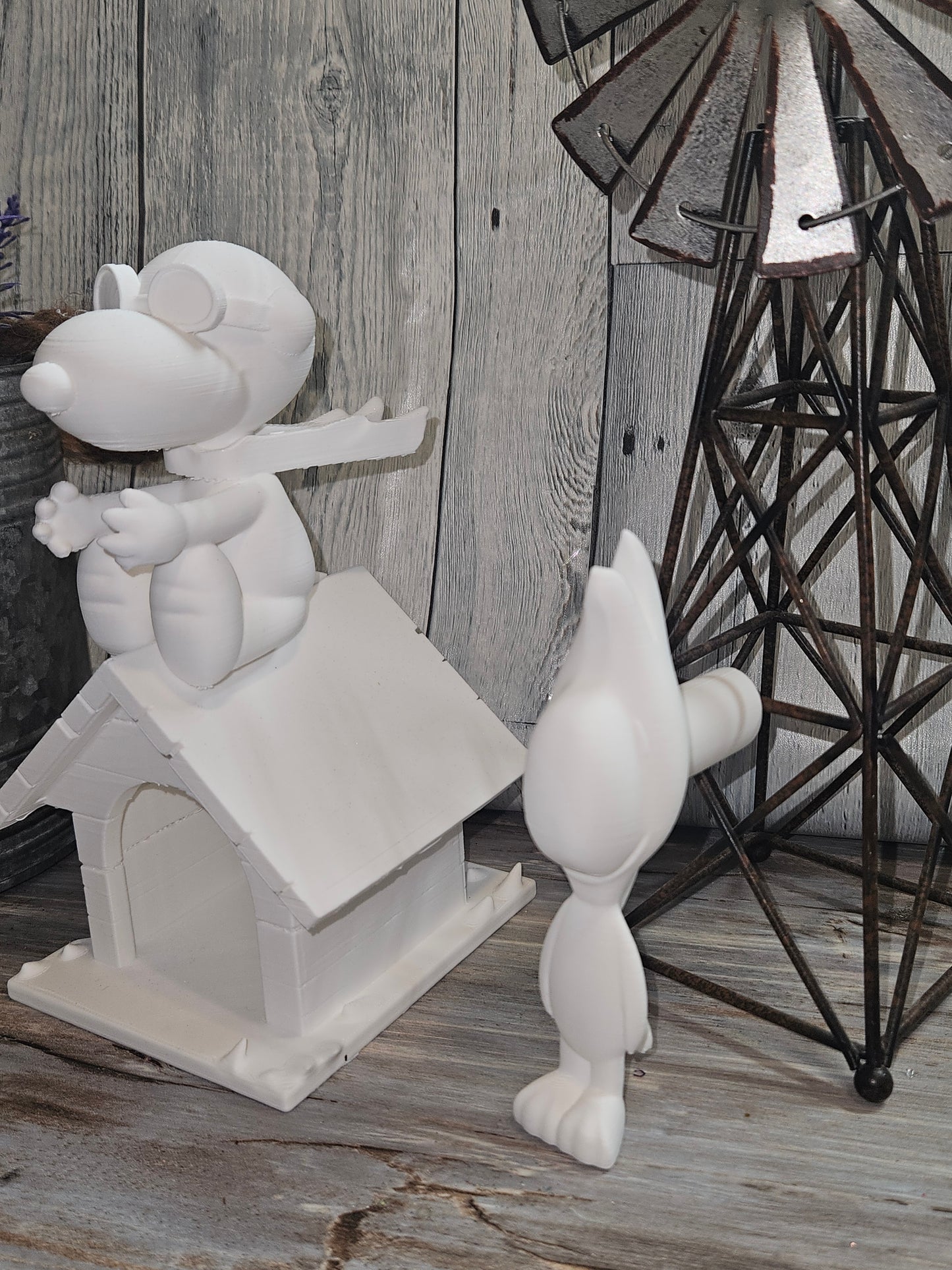 Red Baron Snoopy  with WoodStock Handle