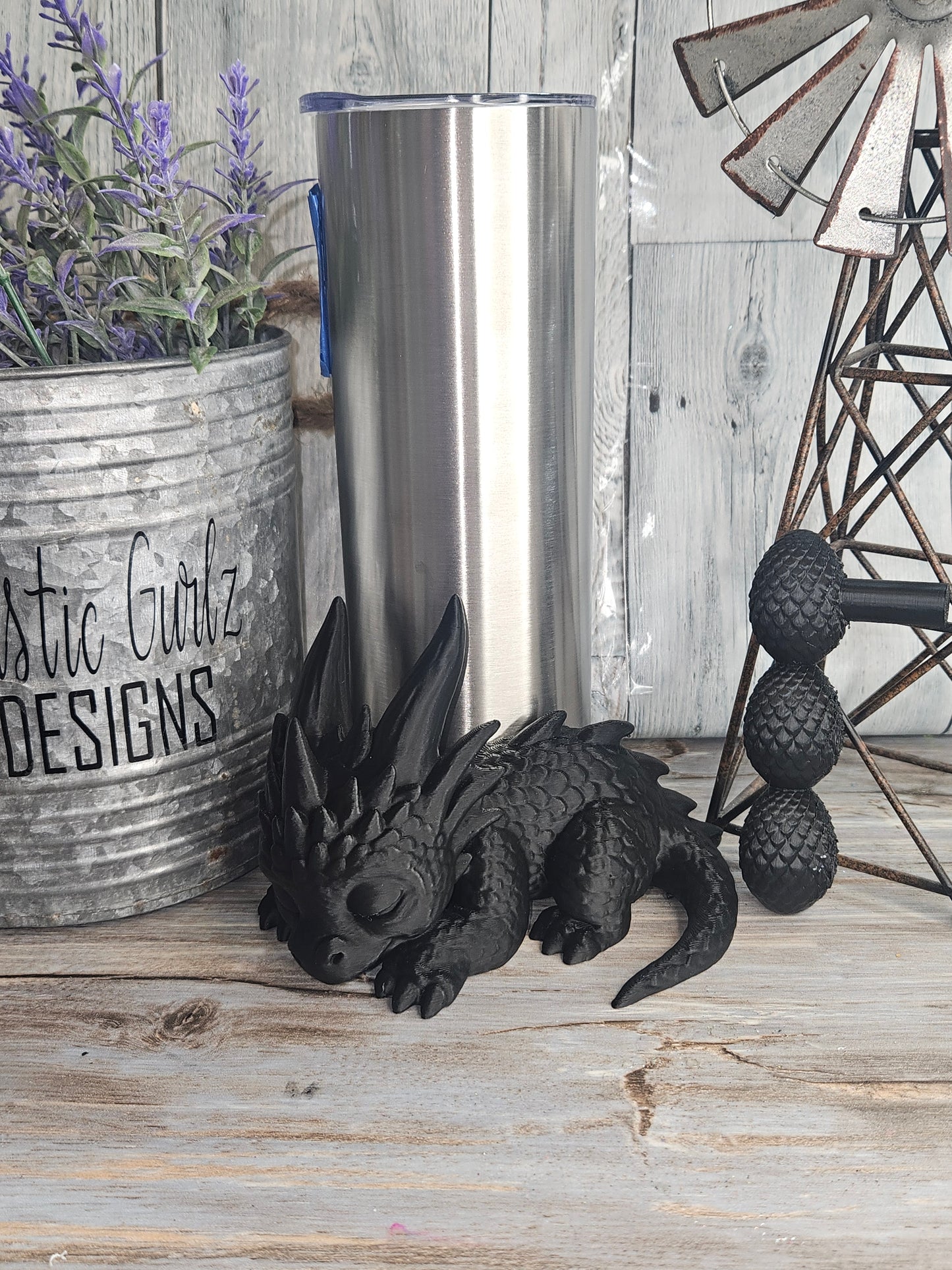 Sleeping Dragon Hugger w/ Handle