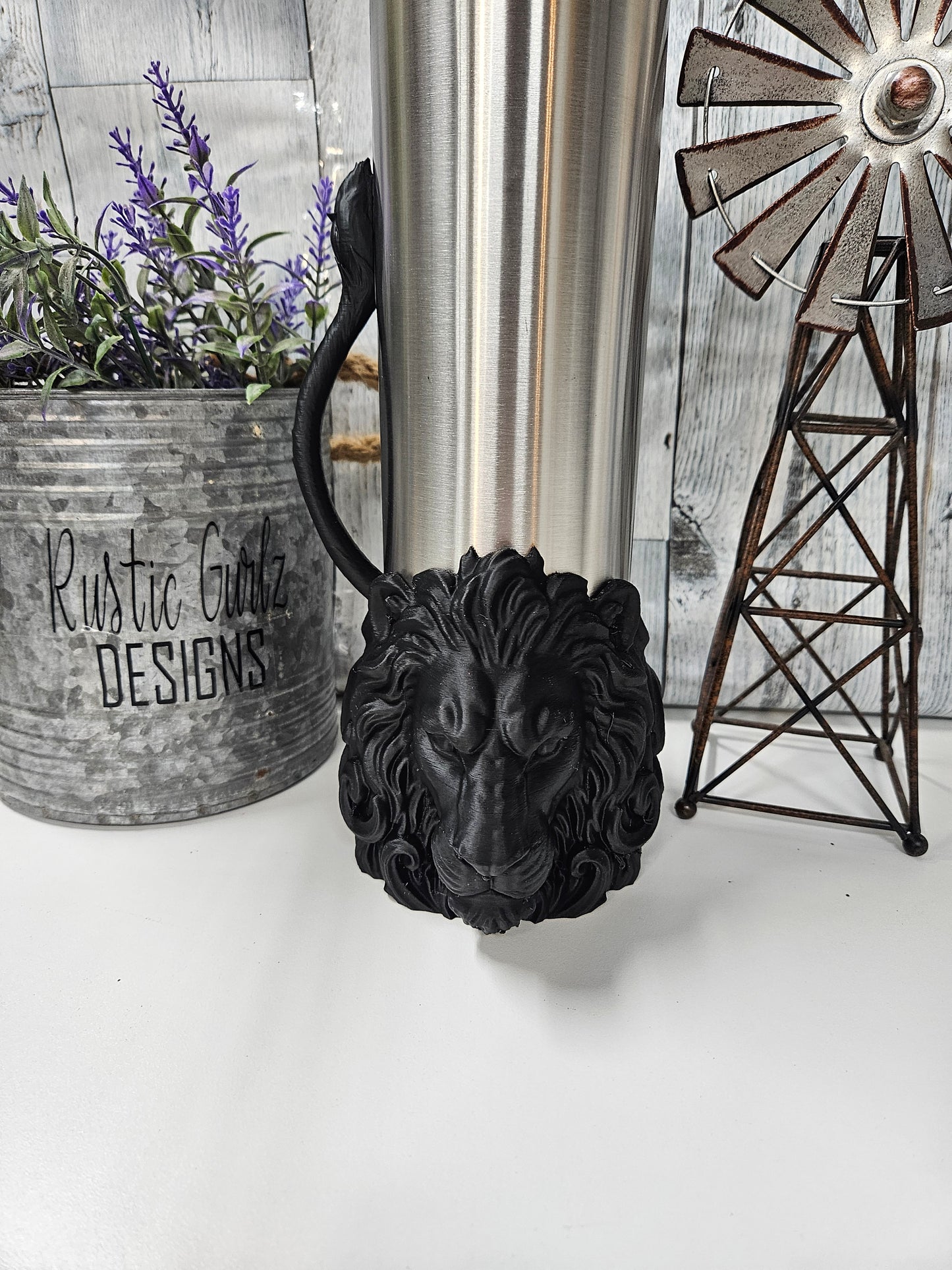 Lion Head with Tail Sleeve