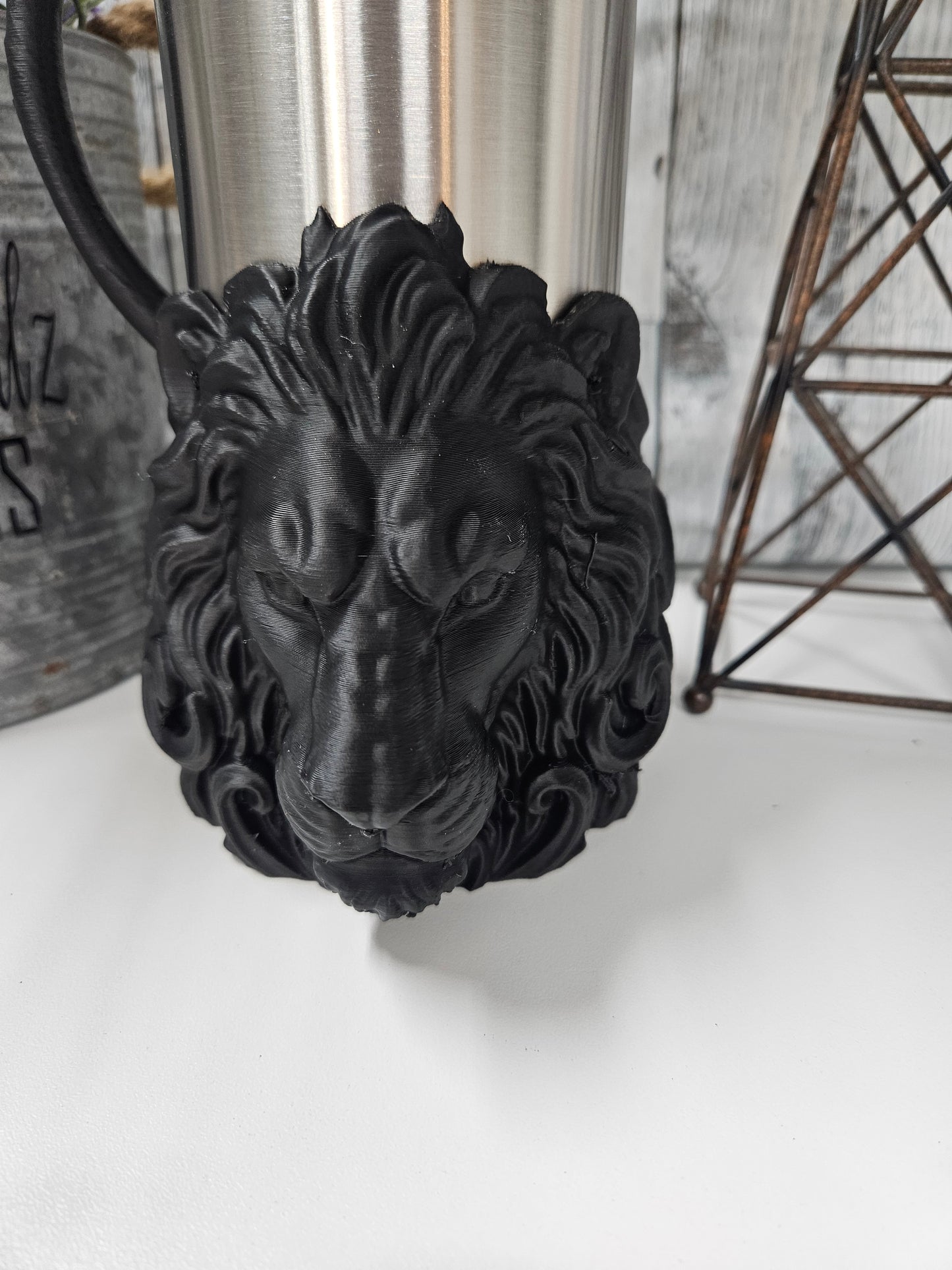 Lion Head with Tail Sleeve