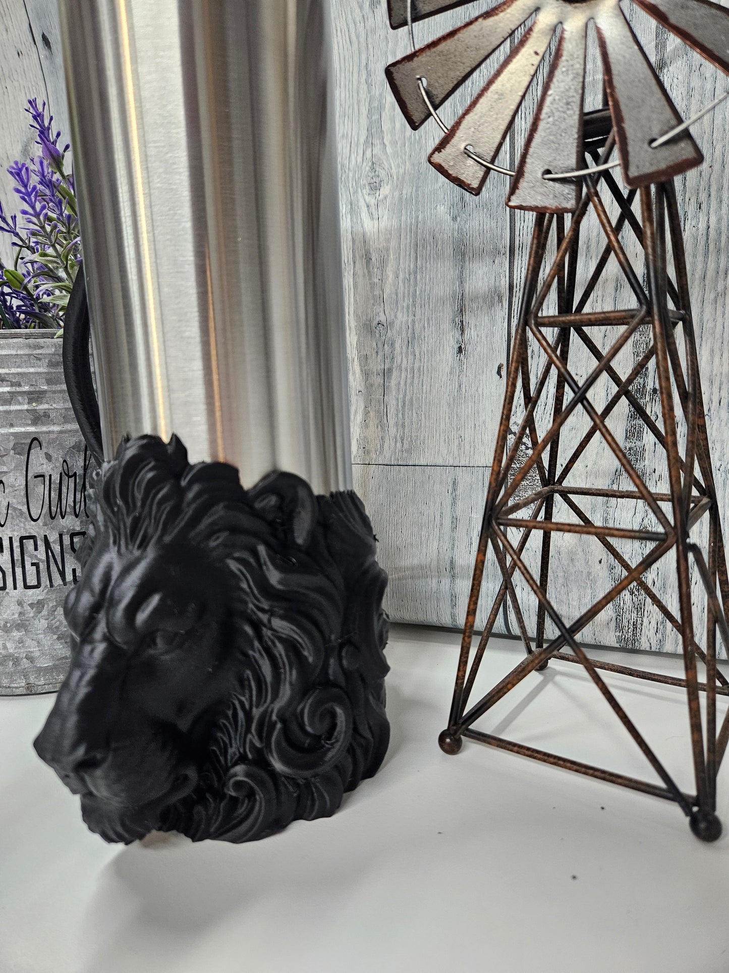 Lion Head with Tail Sleeve