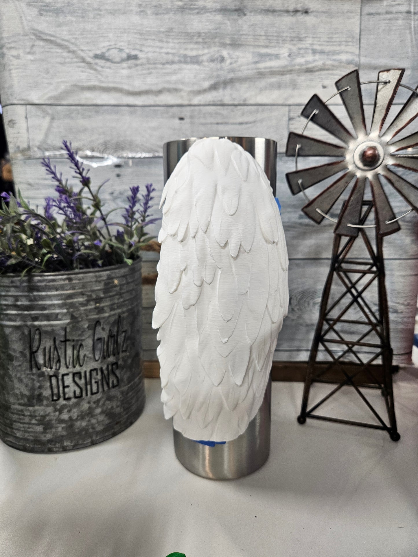 Curved Angel Wings