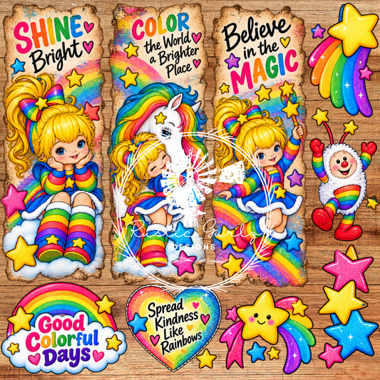 Rainbow Bright Book Pages