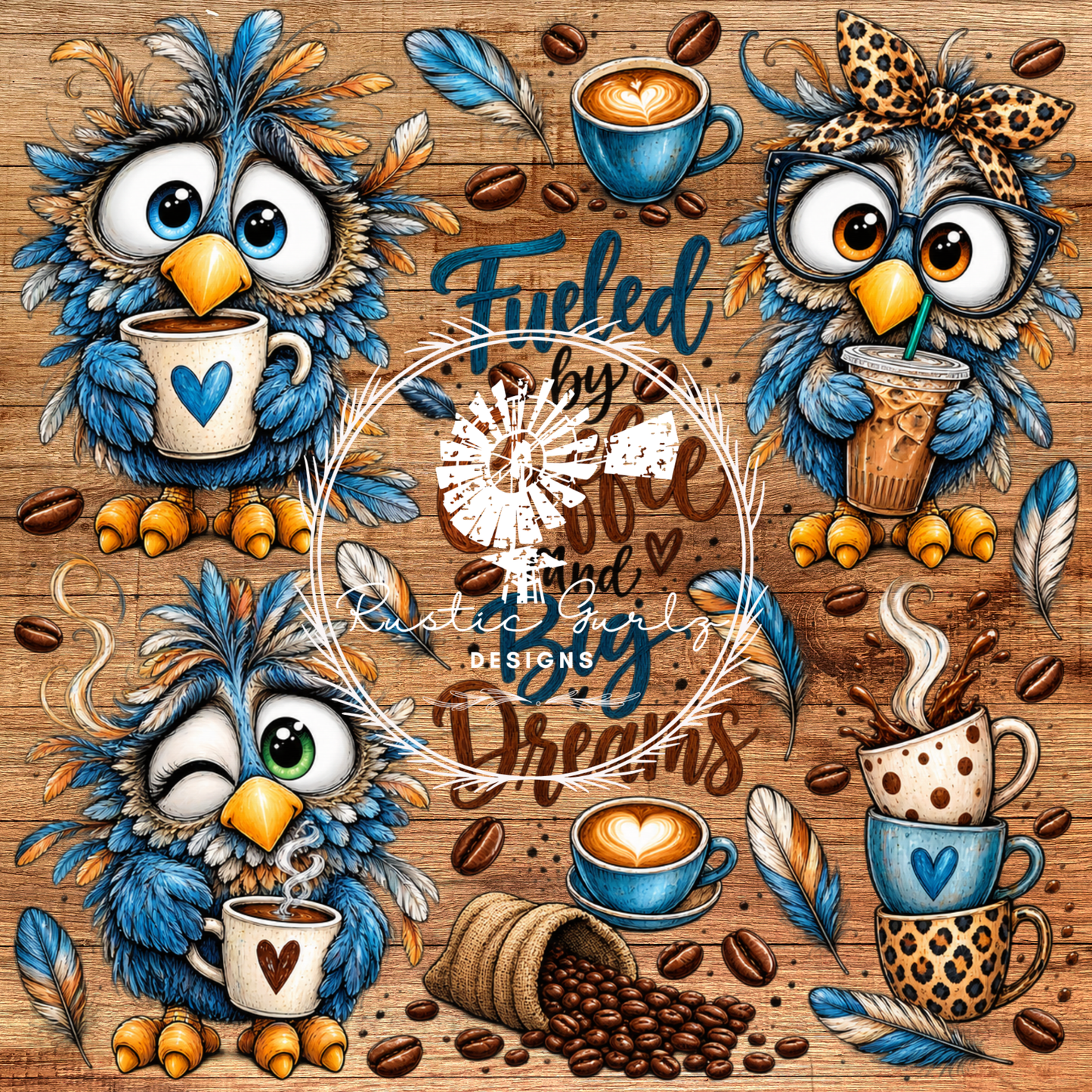 Bird Fueled By Coffee