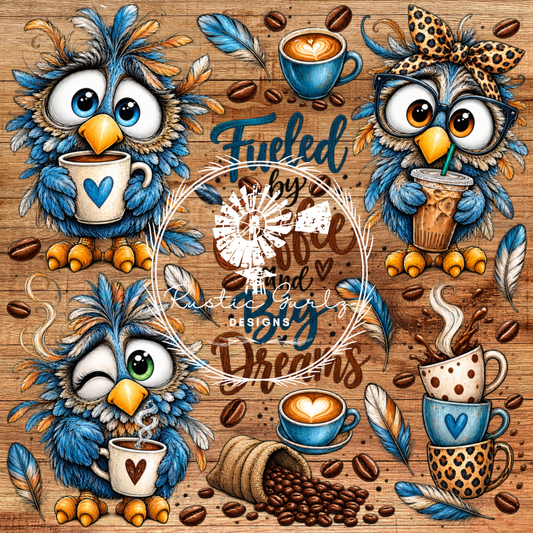 Bird Fueled By Coffee