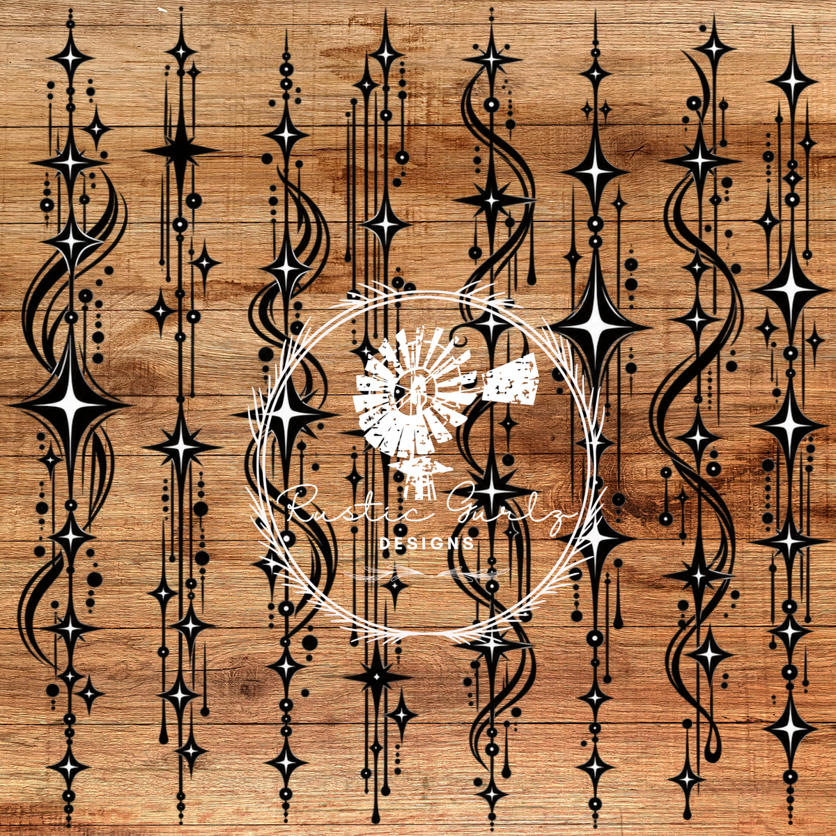 Black Ornament Strips