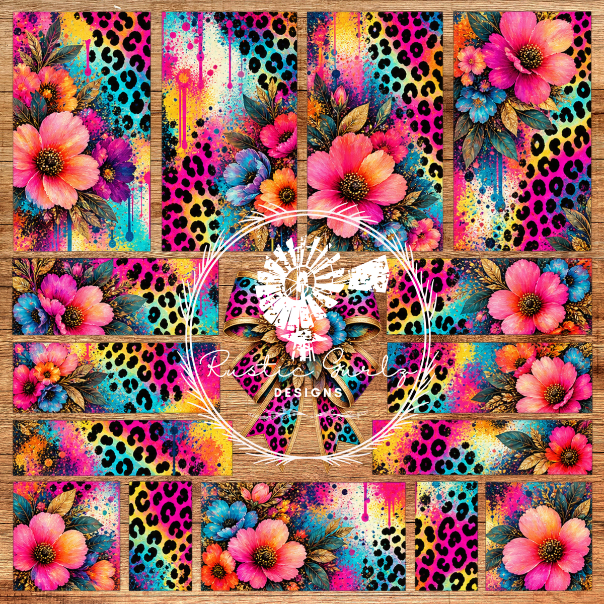 Bright Animal Print Patchwork