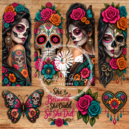 Bright Sugar Skull