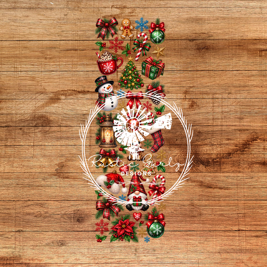Christmas Pen Wrap with Gnome